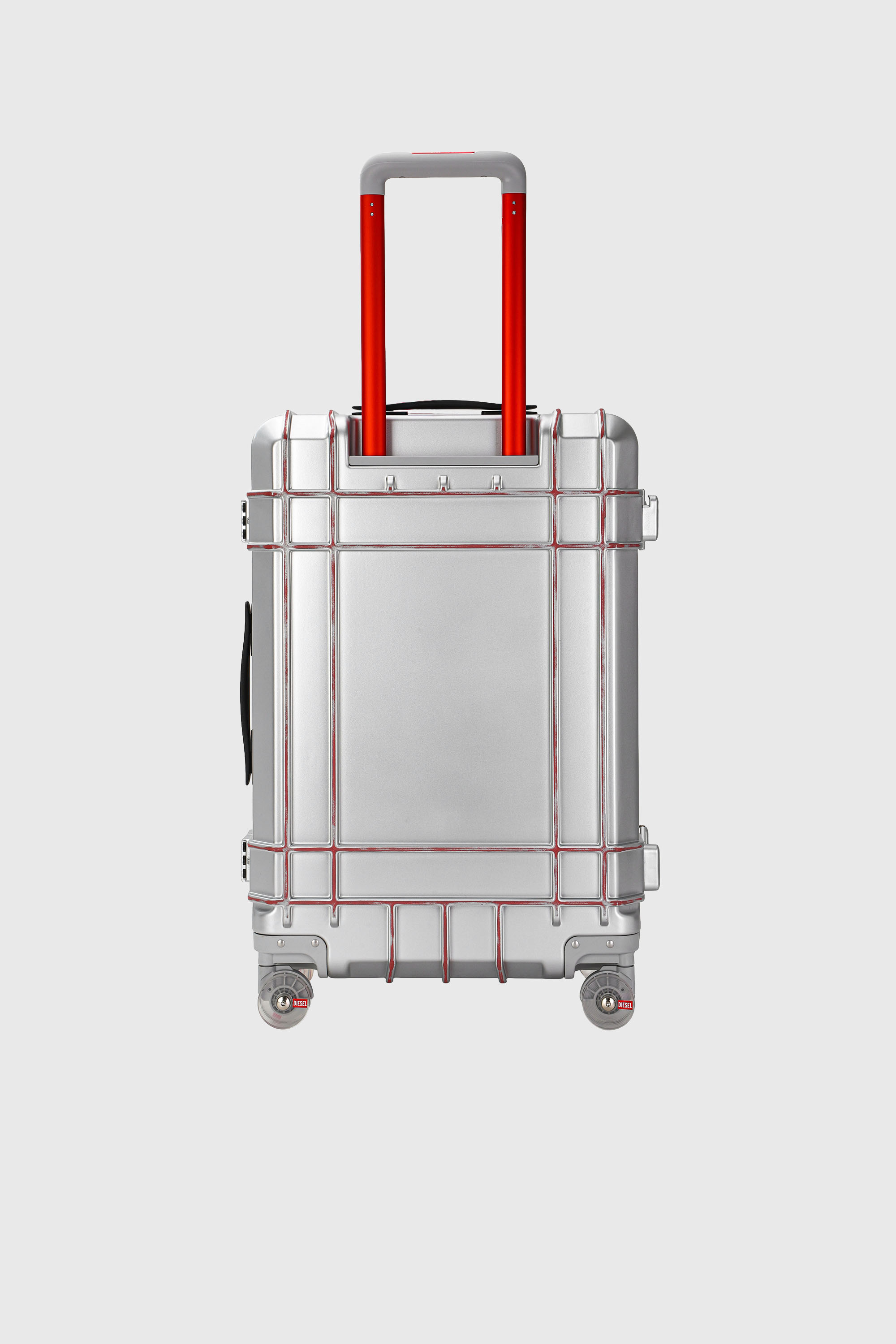 Diesel - DIESEL PC STRONG IMAGE TROLLEY- DSL003, Unisex Robuster Koffer Gr&ouml;&szlig;e M in Silber - 2