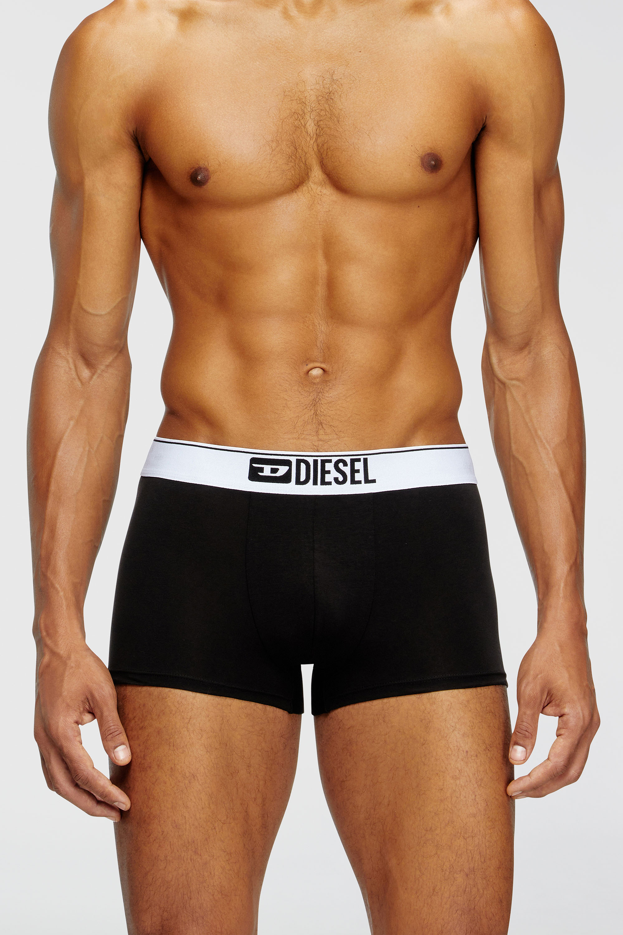 Diesel - UMBX-DAMIENTHREEPACK, Herren Einfarbige Retropants im Dreierpack in Schwarz/Weiss - 2
