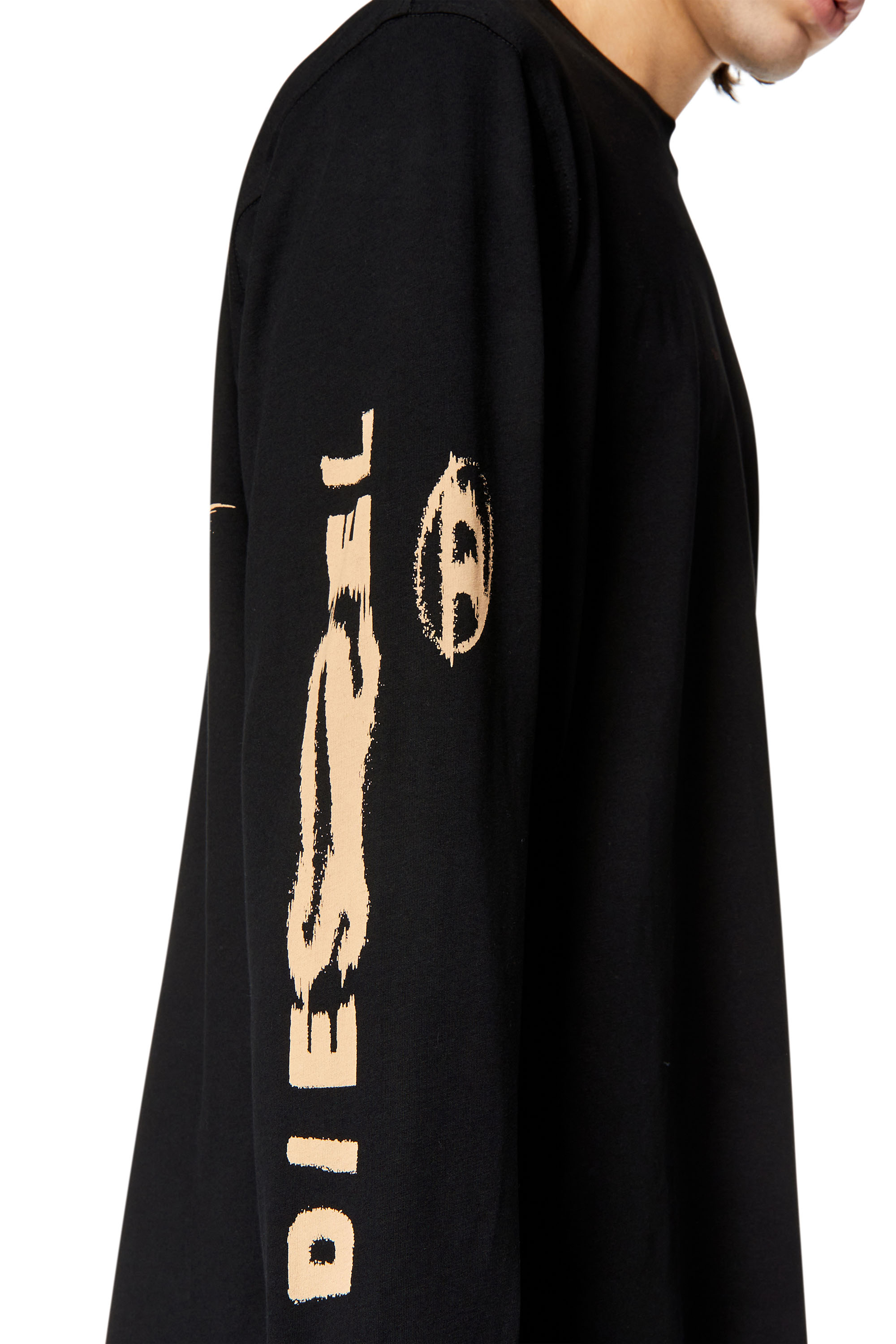 Diesel - T-JUST-LS-G3, Schwarz - Image 5
