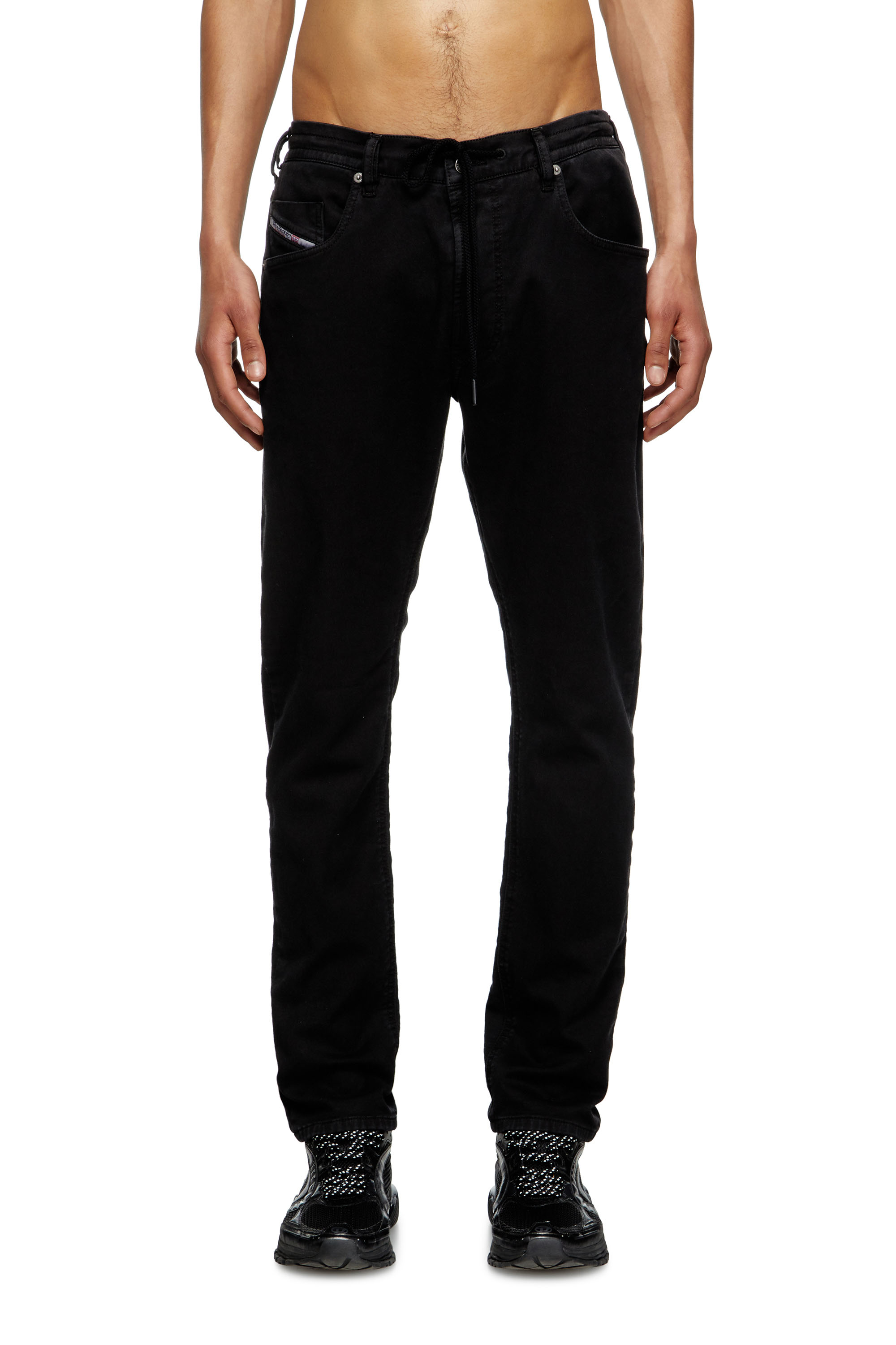 Regular 2032 D-Krooley Joggjeans® 068NH, Schwarz/Dunkelgrau Diesel - Herren Regular 2032 D-Krooley Joggjeans® 068NH, Schwarz/Dunkelgrau - 3