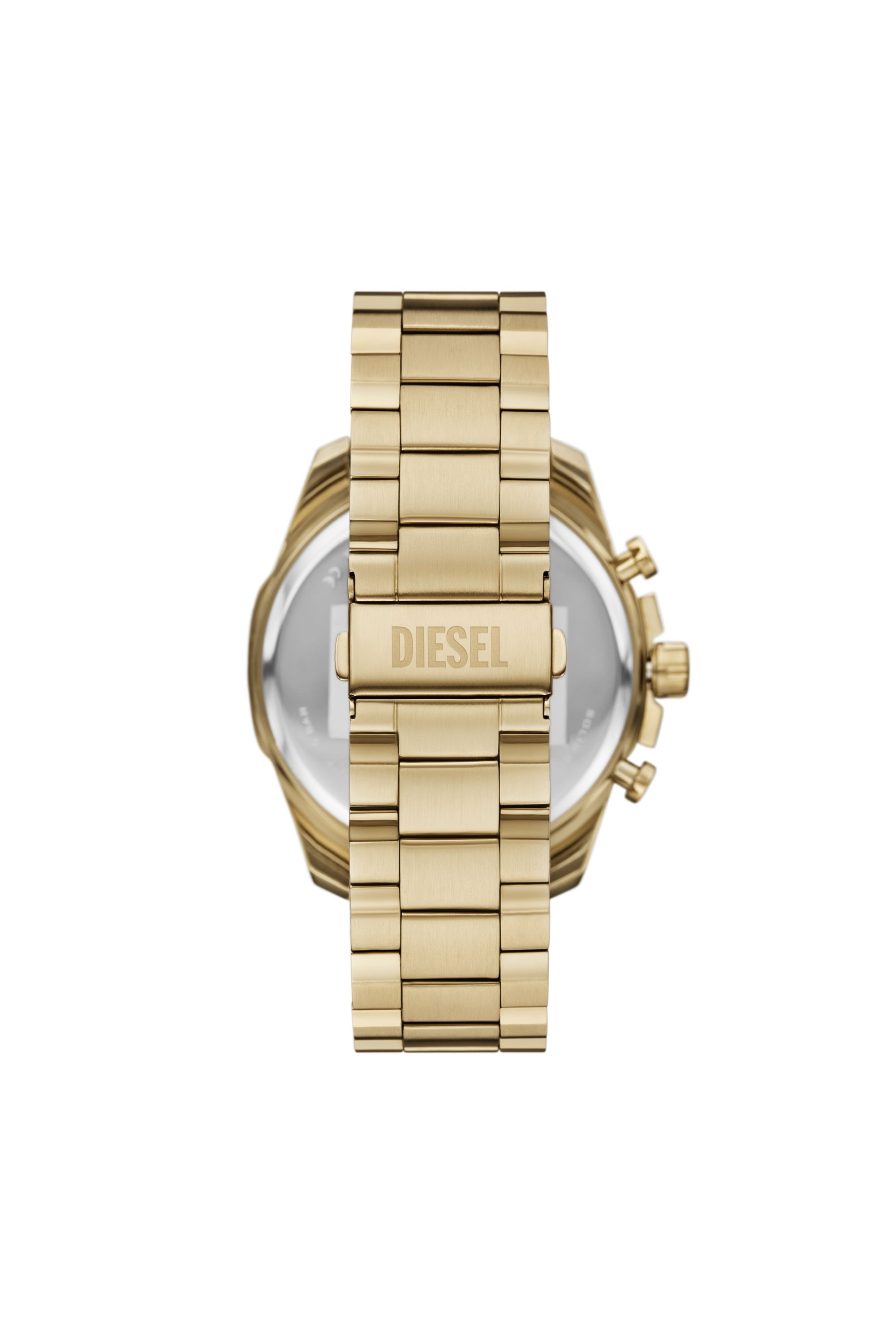 Diesel - DZ4684 WATCH, Herren Mega Chief Slim Armbanduhr aus Edelstahl in Gold - 2