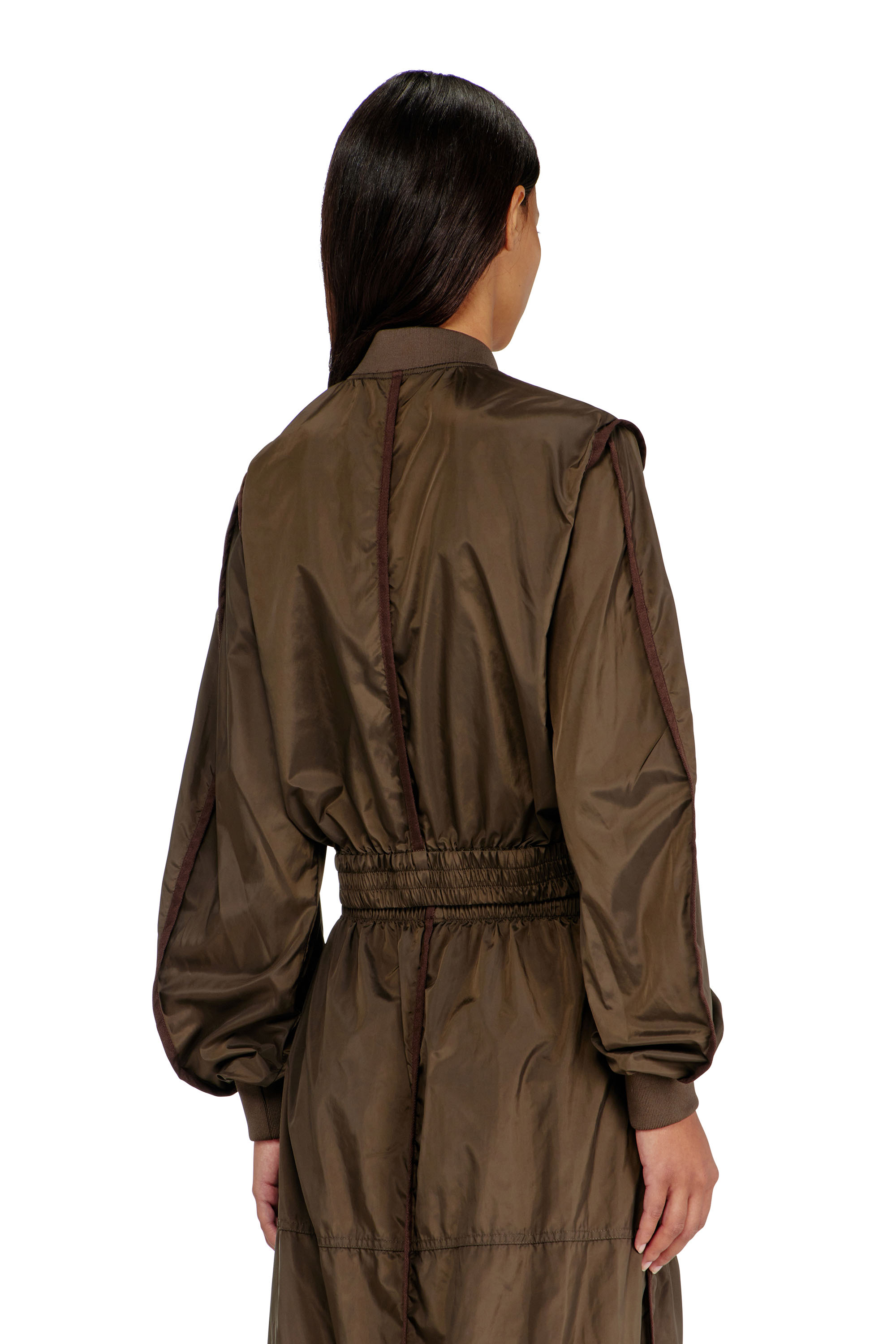 Diesel - G-OTHAM, Damen Nylonjacke mit tonalem Tape in null - 4