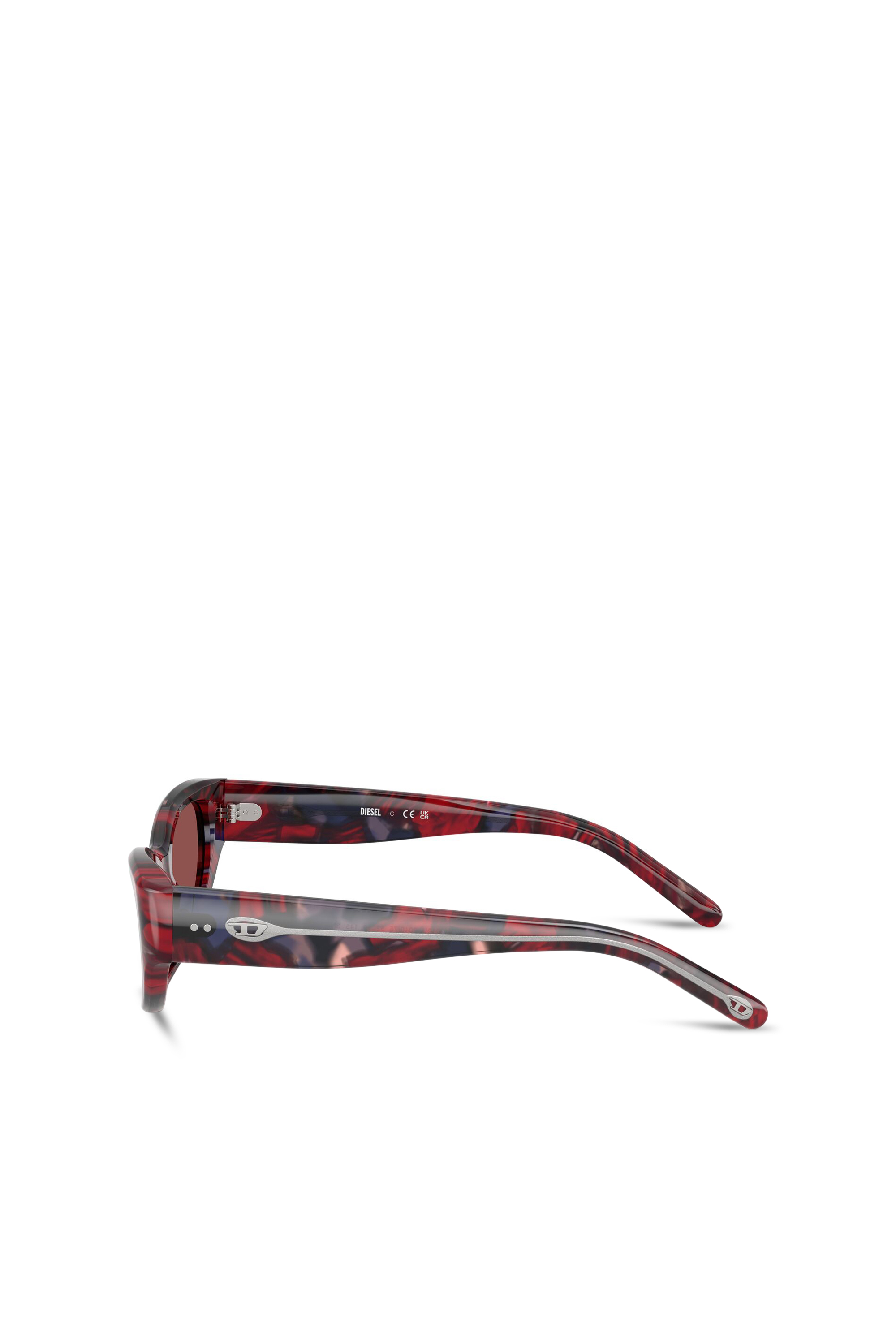 Diesel - 0DL2010U, Unisex Cateye-Sonnenbrillen in Rot/Braun - 5
