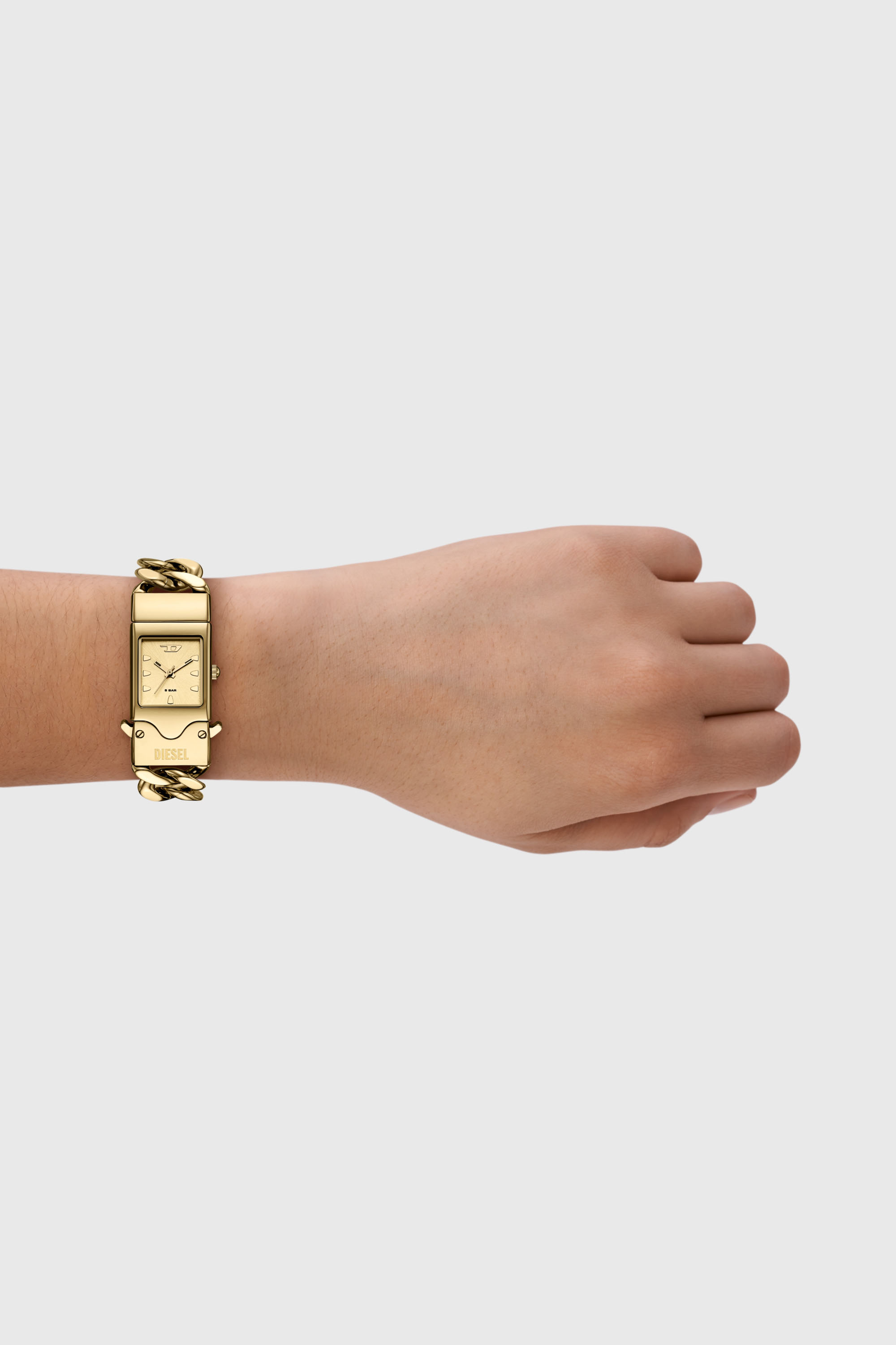 Diesel - DZ2235 WATCH, Herren Closer Drei aus goldfarbenem Edelstahl in Gold - 4