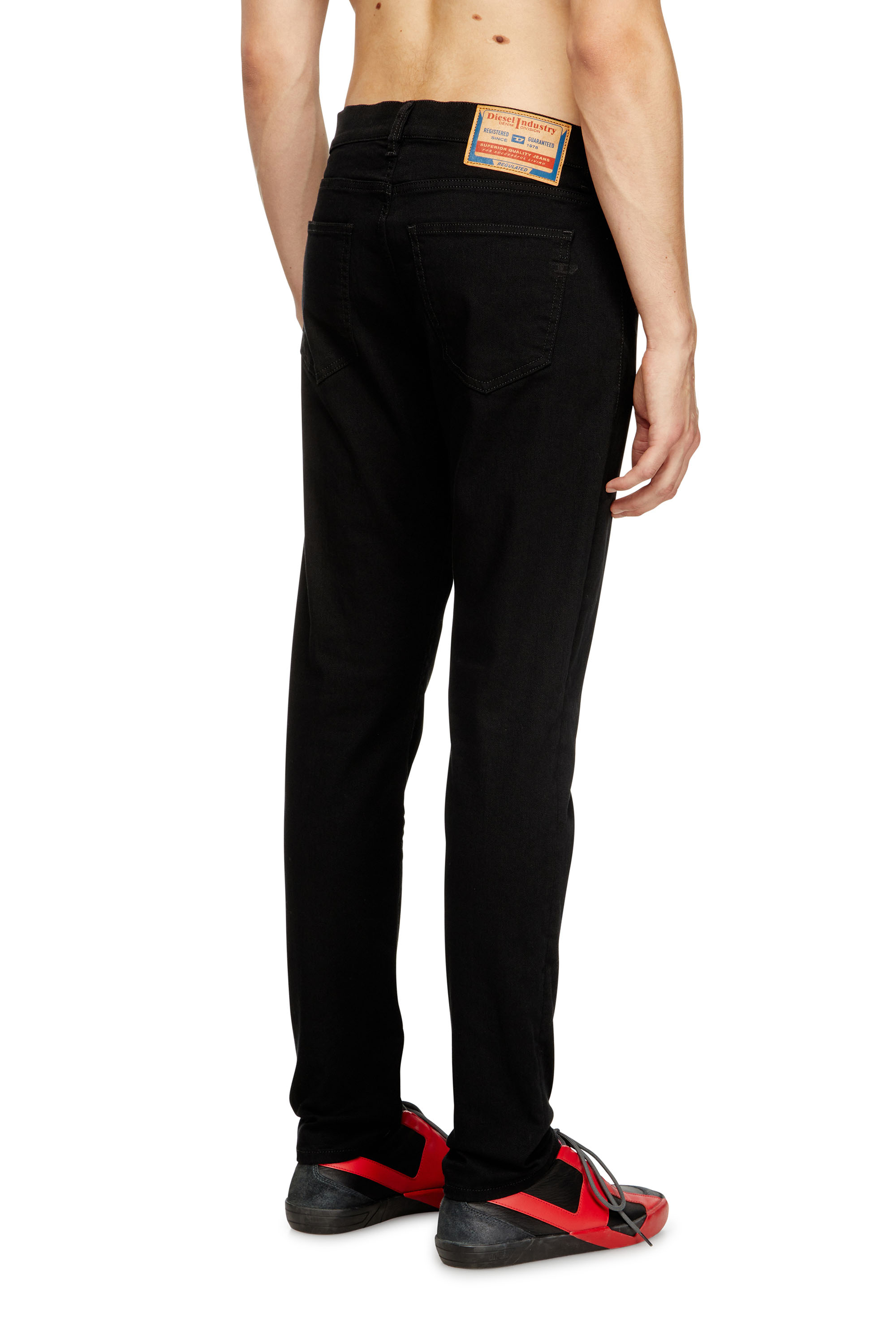 Diesel - Herren Slim Jeans 2019 D-Strukt 069YP, Schwarz/Dunkelgrau - 4