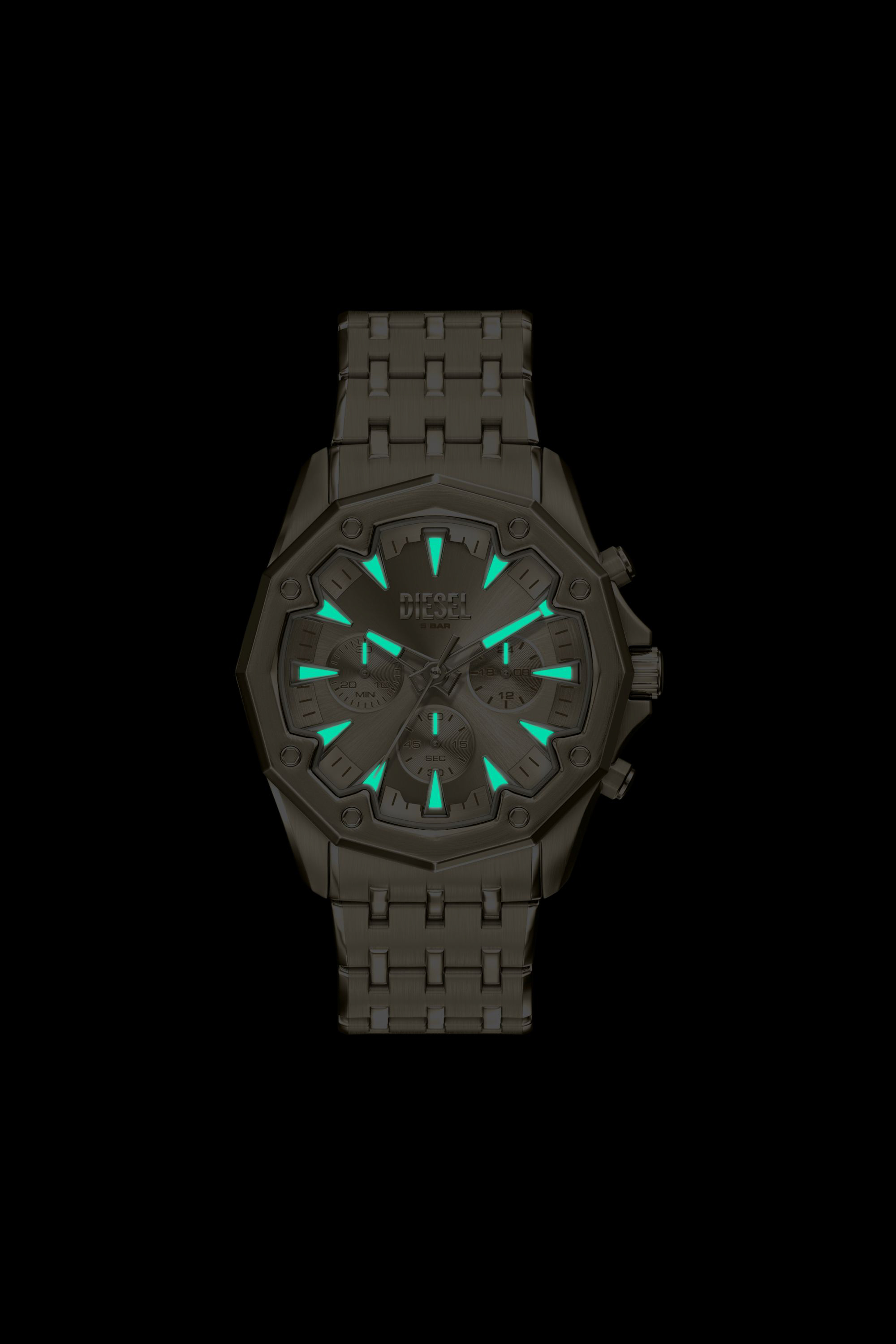 Diesel - DZ4707 WATCH, Herren Stinger Uhr aus goldfarbenem Edelstahl in Gold - 6