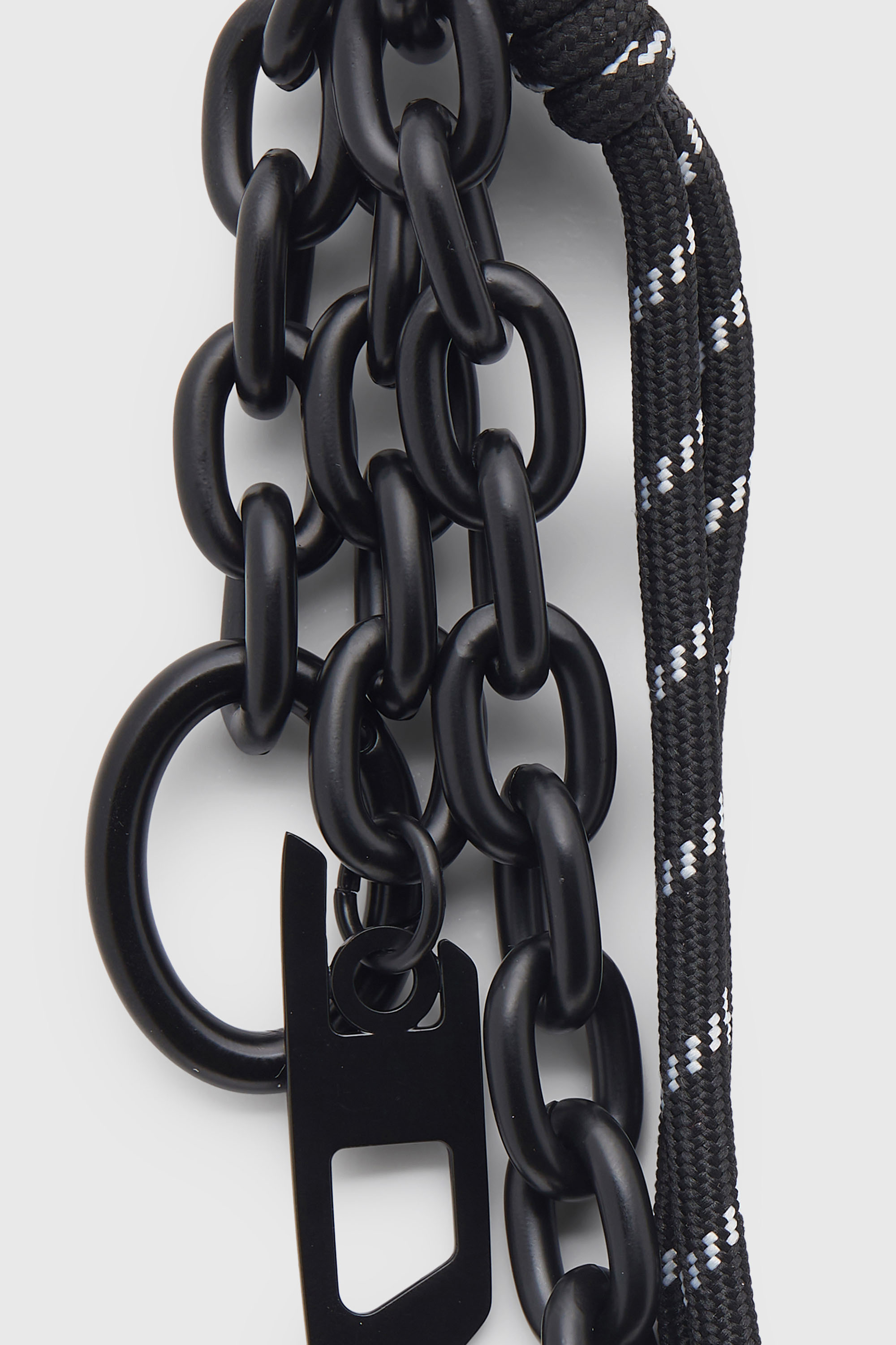 Diesel - CHAIN-D L, Unisex Charme an Kette und Seil in Schwarz - 2