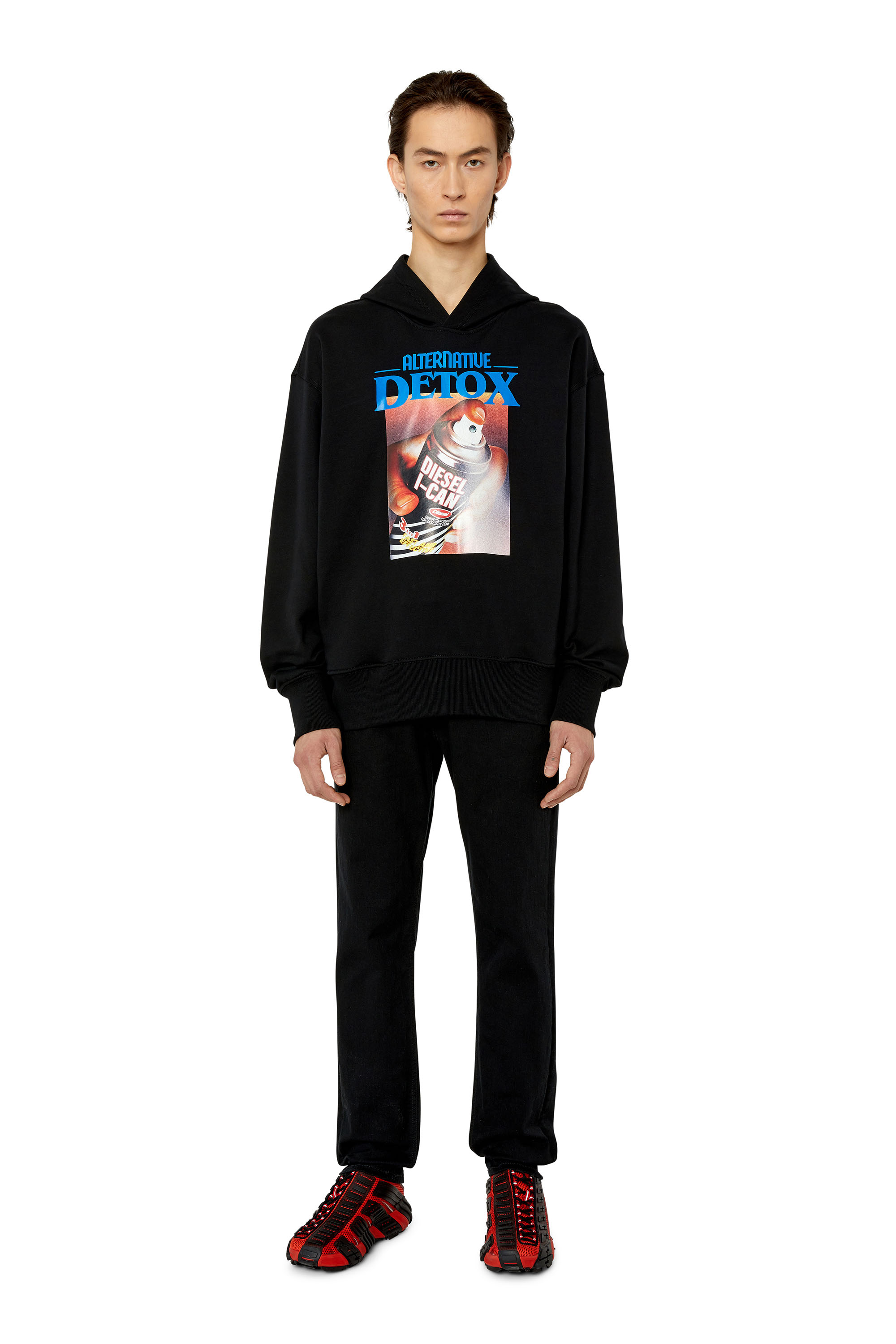 Diesel - S-MACSOUT-HOOD, Schwarz - Image 4