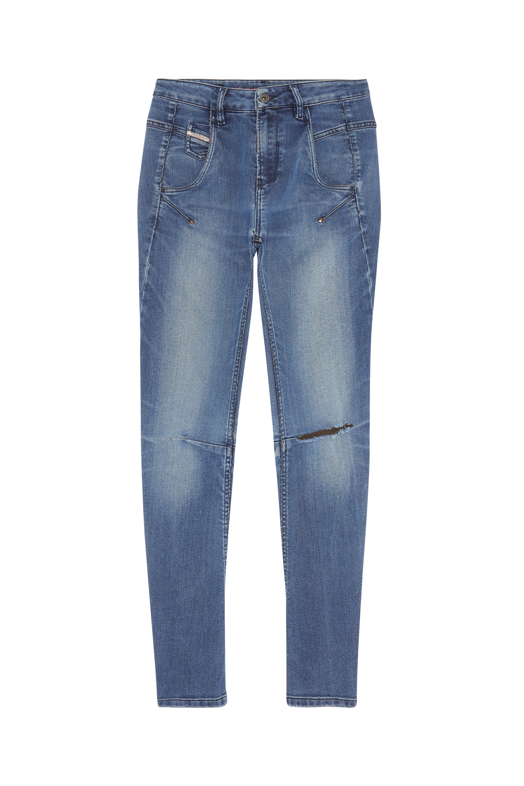Diesel - FAYZA, Damen Diesel Damen - Jeans Mittelblau in Mittelblau - 1