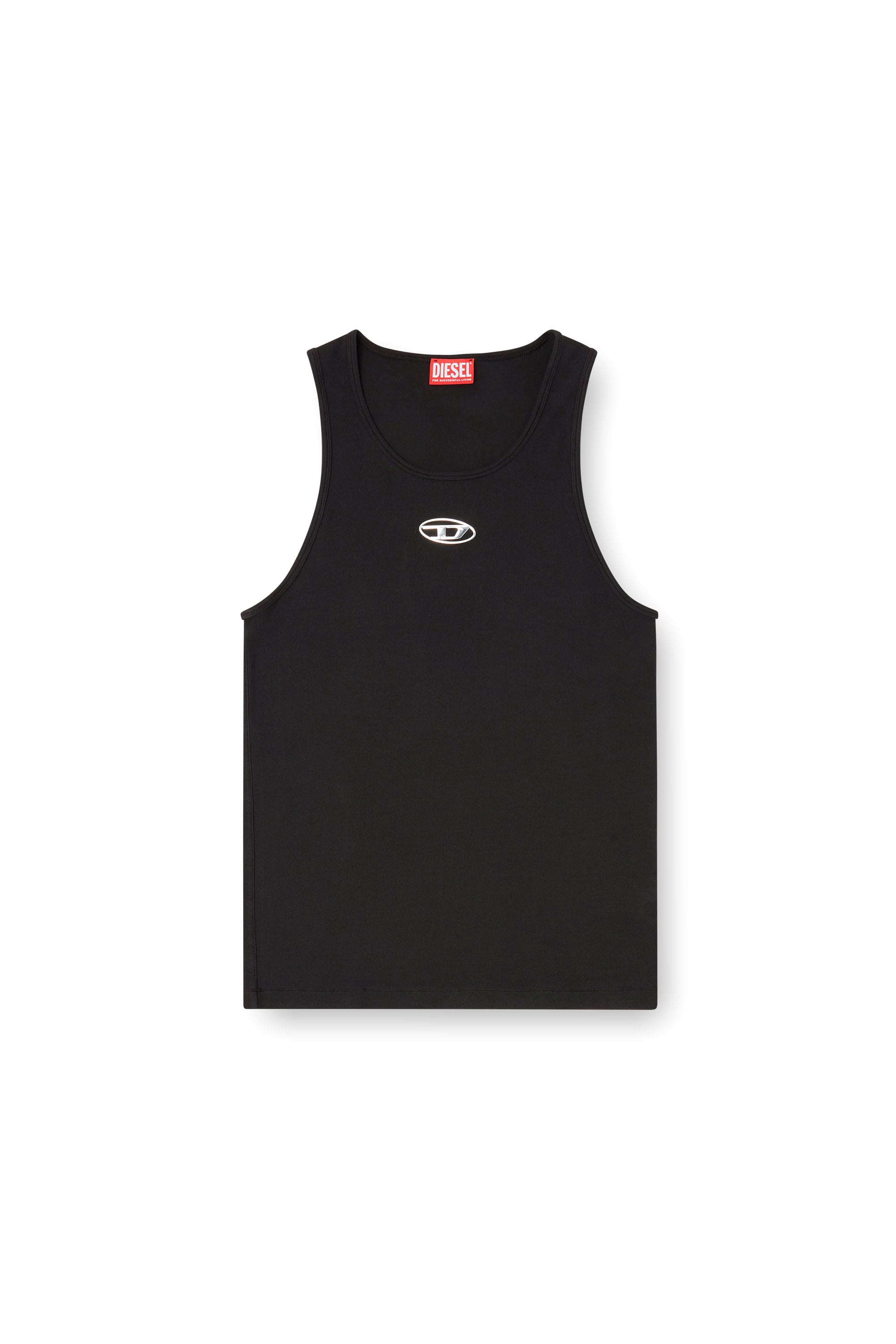 Diesel - T-LIFTY-IOD, Herren Baumwoll-Tanktop mit Logo in Schwarz - 3