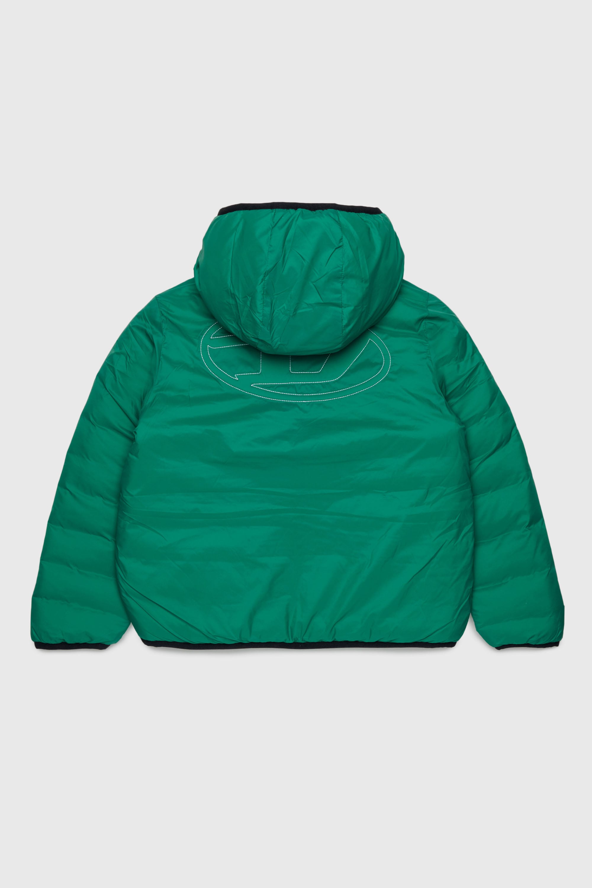 Diesel - JOSIPLS, Unisex's Hooded jacket in padded nylon in Green - 2