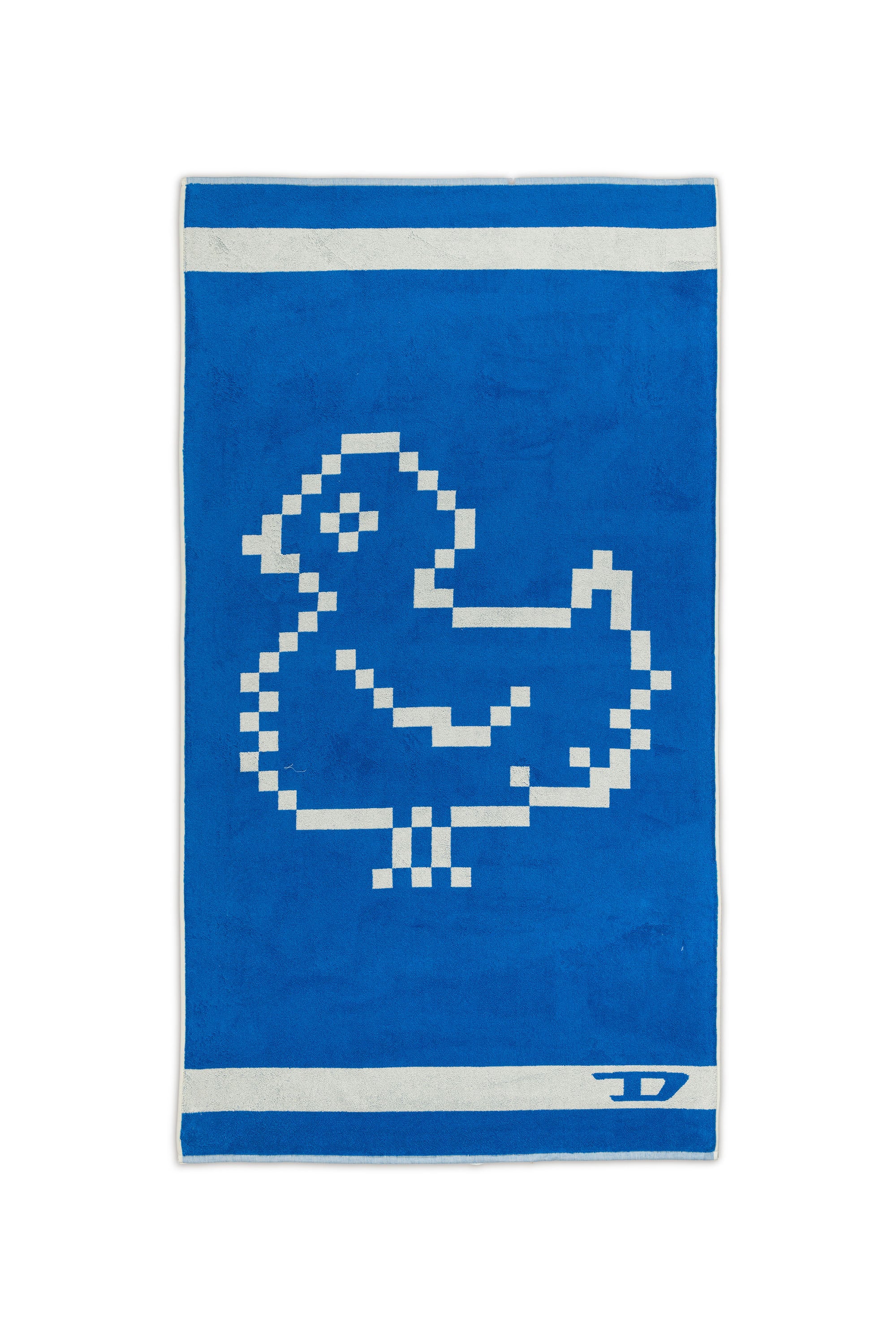 Diesel - 1018134  PIXEL TOYS 1 GREY/BLUE TOWEL, Unisex Frotteehandtuch 100x180 cm in Blau - 1