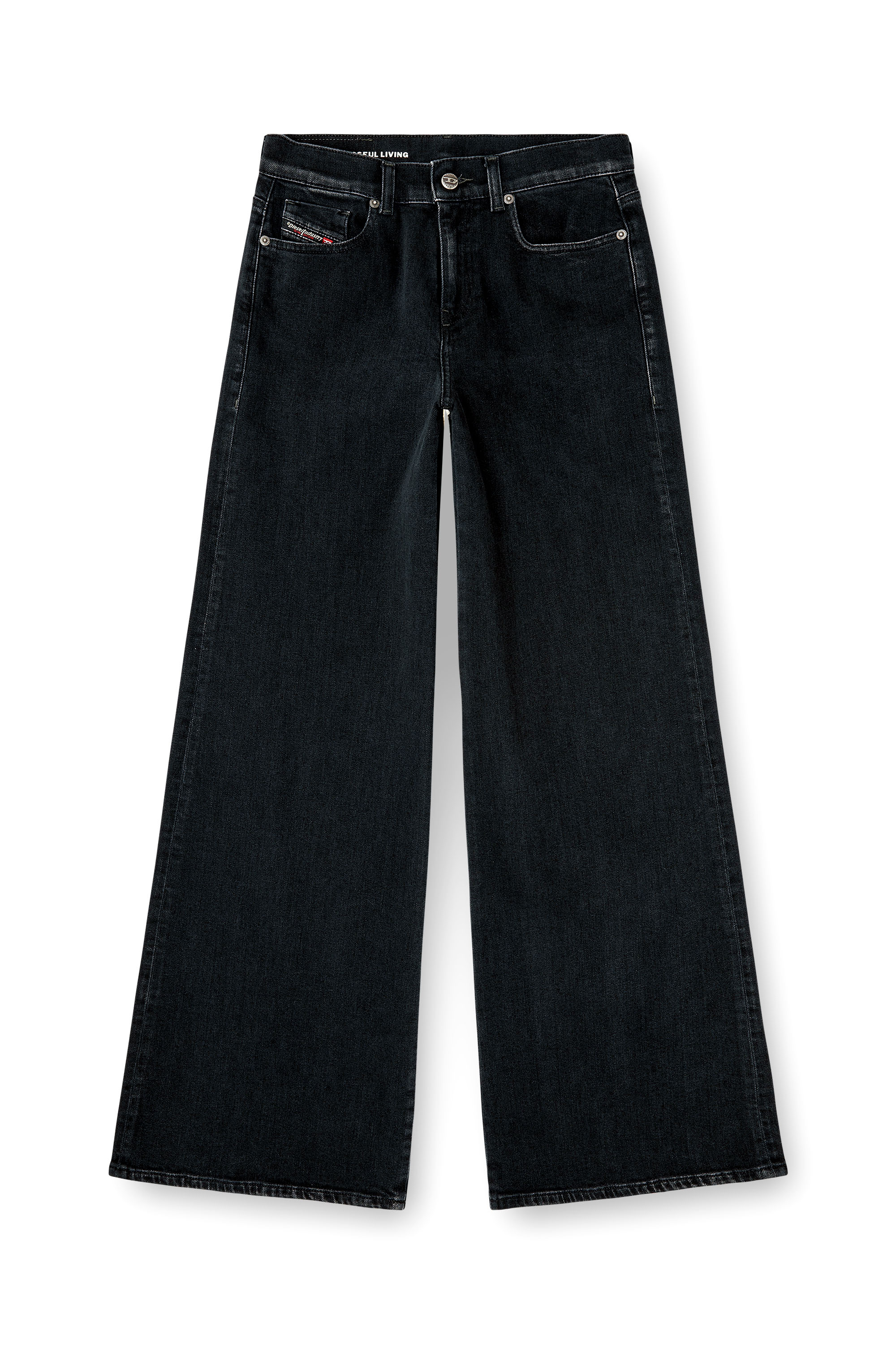 Diesel - Damen Flare Jeans 1978 D-Akemi 09N89, Schwarz/Dunkelgrau - 6