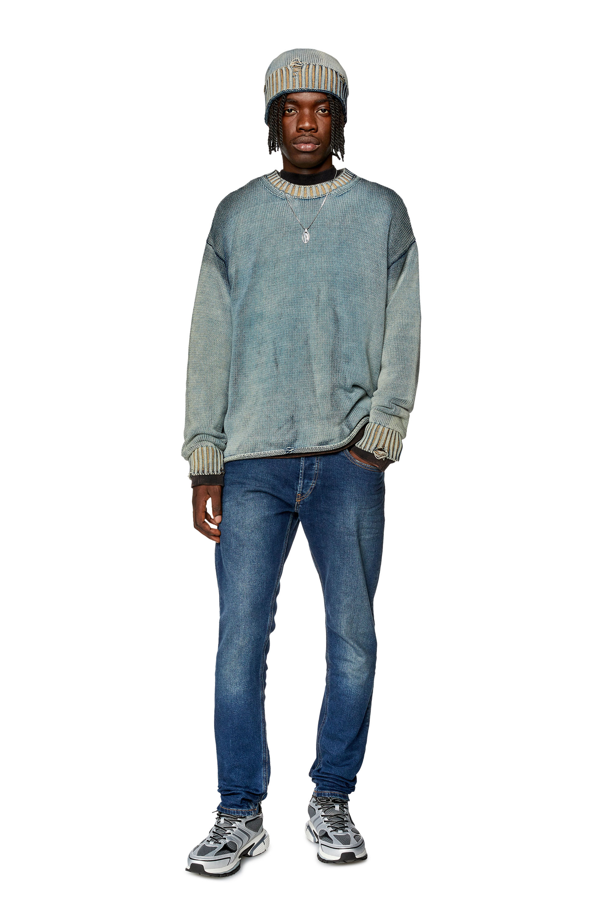 Diesel - Slim Jeans D-Luster 0EKAV, Dunkelblau - Image 4
