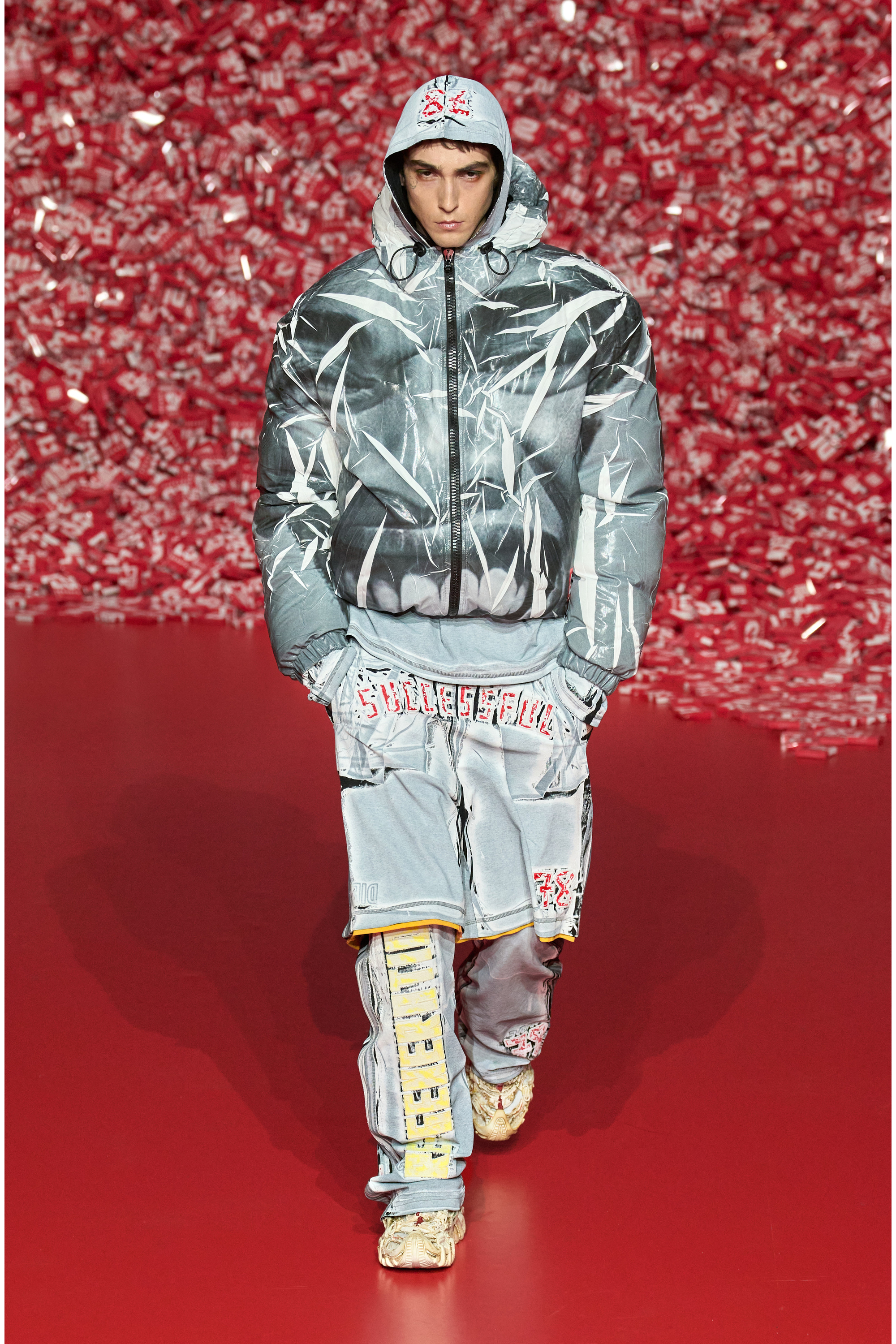 Diesel - T-NABEL-HOOD-LS, Schwarz/Blau - Image 6