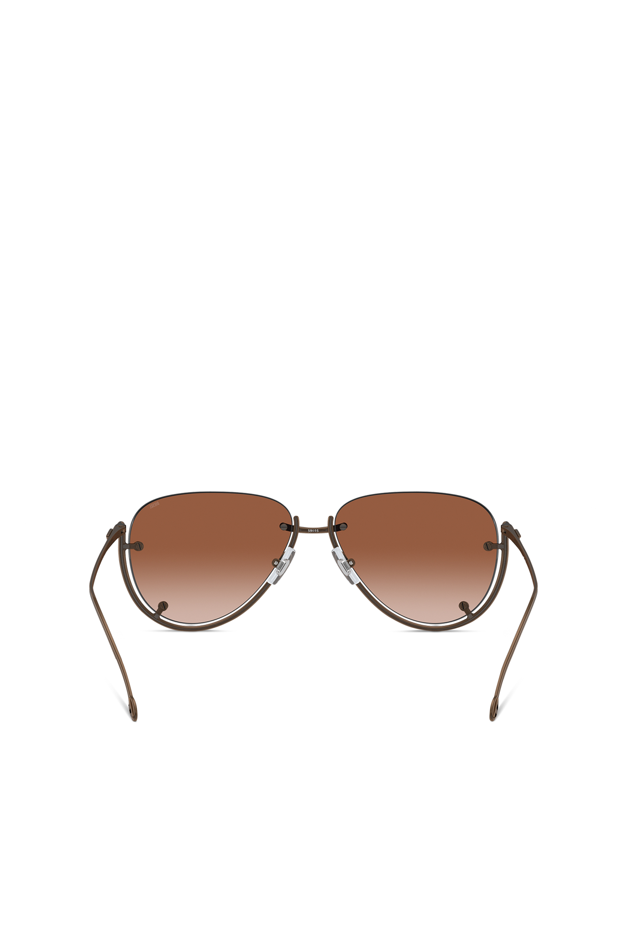 Diesel - 0DL1003, Unisex Brille in Pilotenform in Bronze - 3