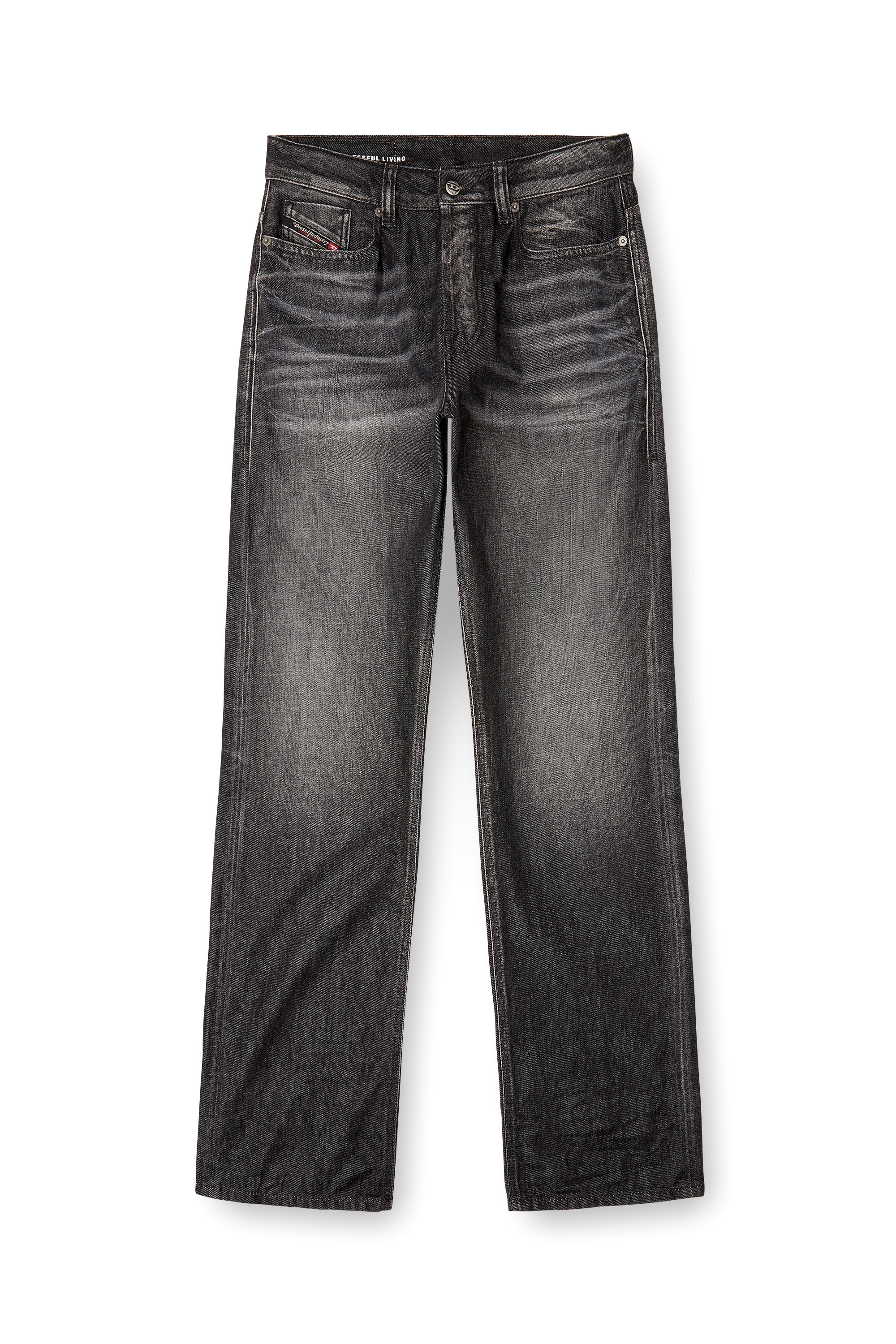 Diesel - Herren Relaxed Jeans 1980 D-Eeper 09M63, Schwarz/Dunkelgrau - 3