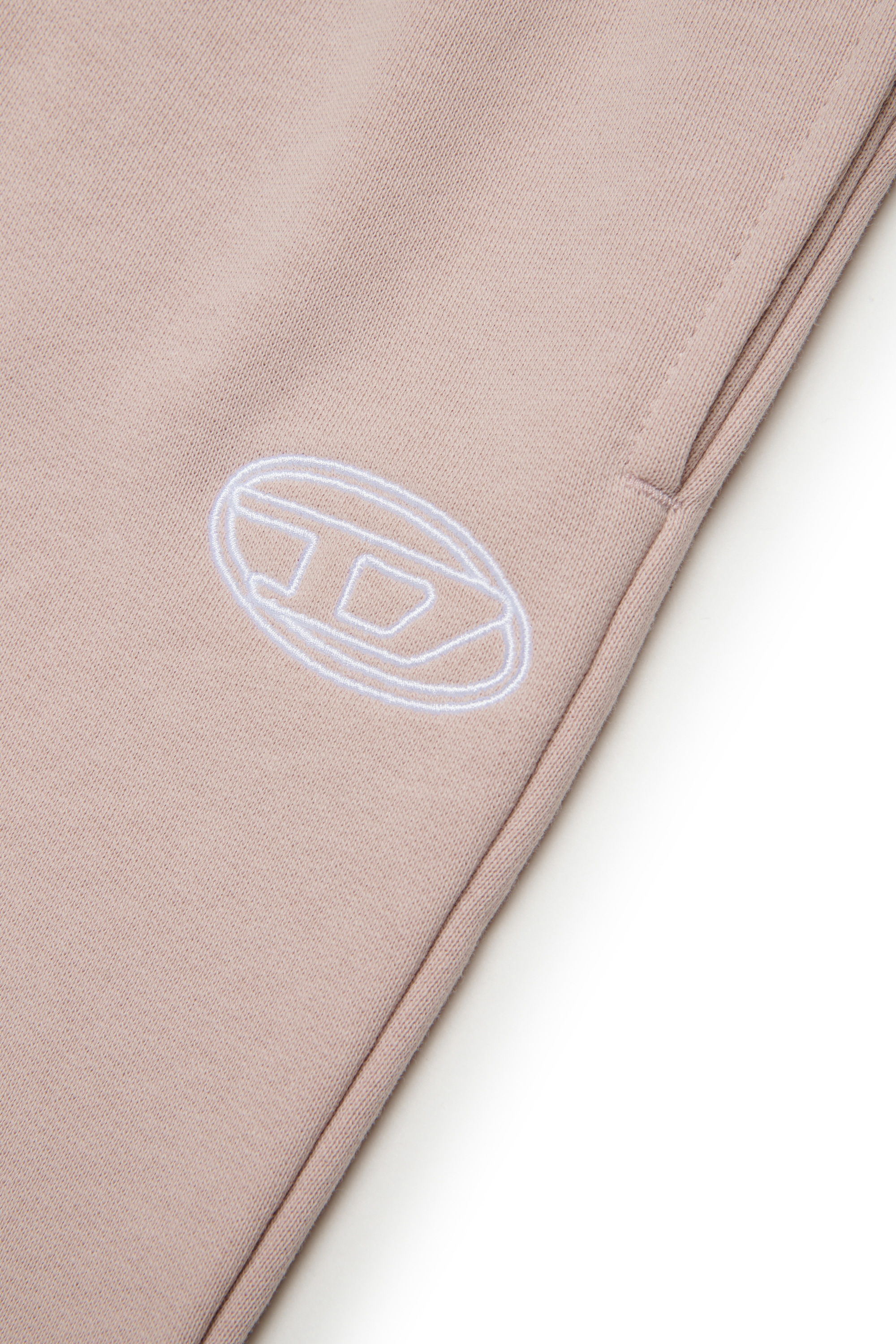 Diesel - PEBIRT, Damen Baumwollhose mit gesticktem Logo in Rosa - 4