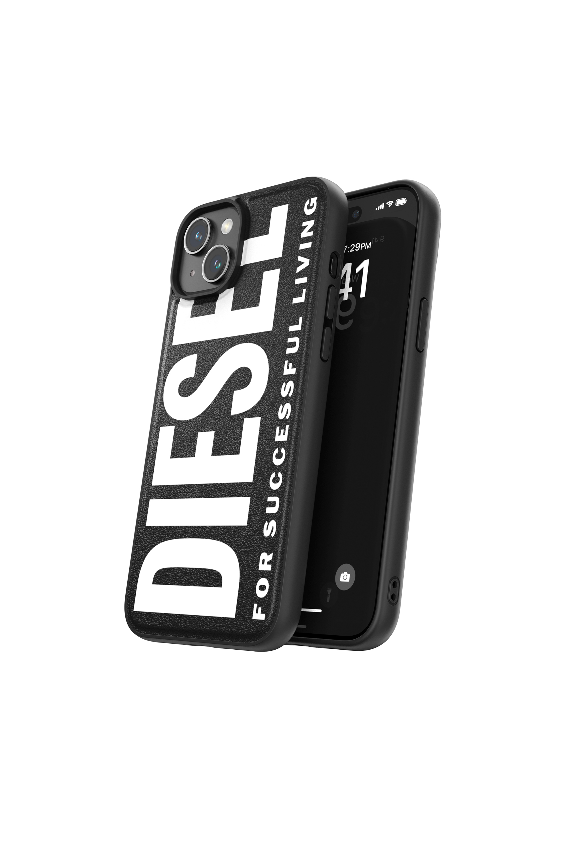 Diesel - 54167 MOULDED CASE, Unisex Handycase iP15 Plus in Schwarz - 3