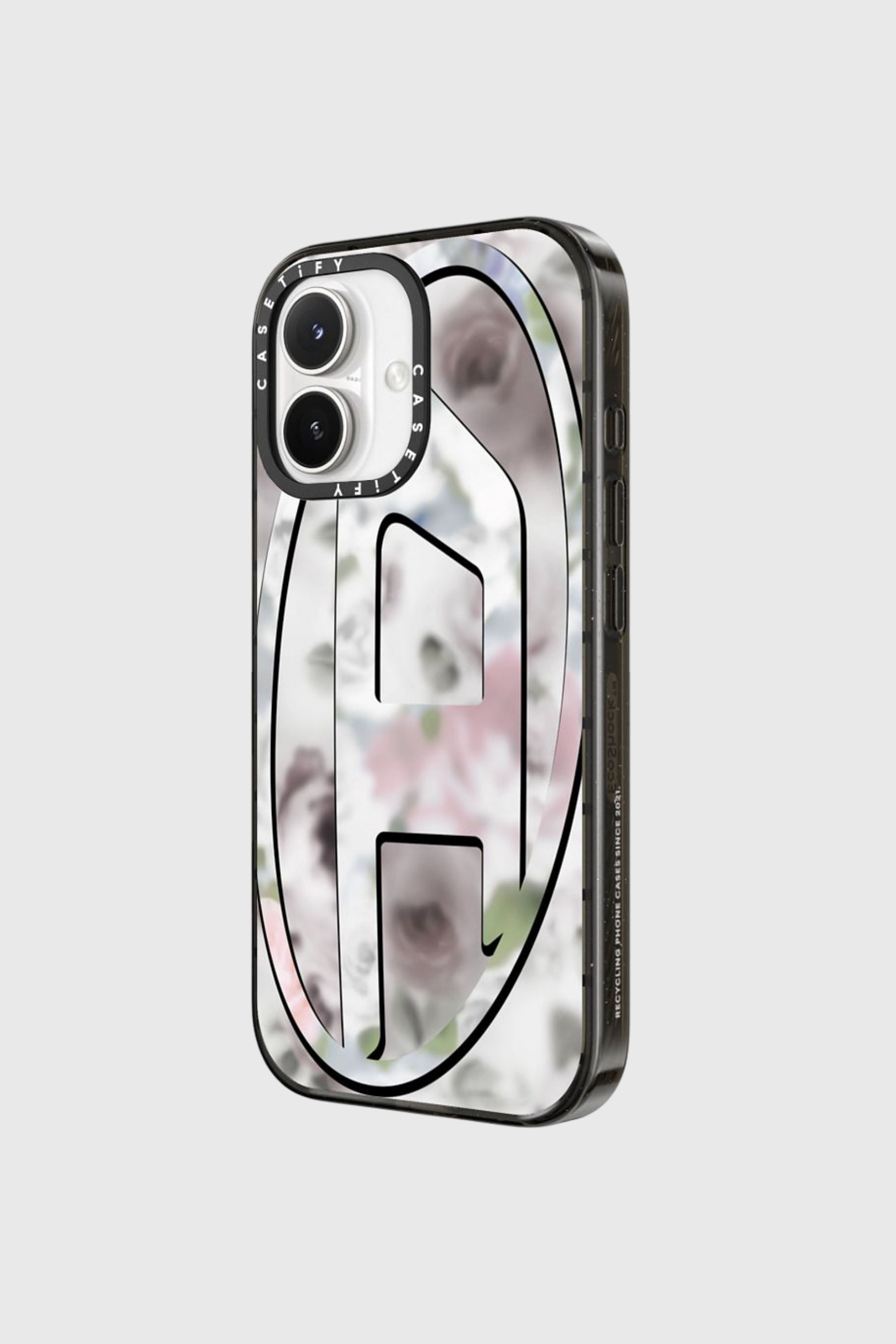 Diesel - 60529 MOULDED CASE, Unisex H&uuml;lle Oval D impact f&uuml;r iPhone 17 in Schwarz/Rosa - 2