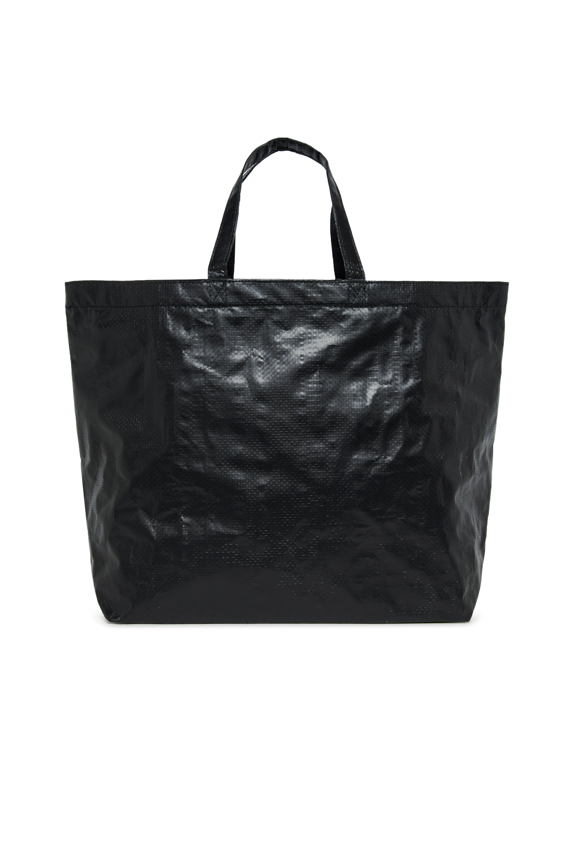 Diesel - WRITTEN, Woman's Beach bag with Oval D print in Black - 2