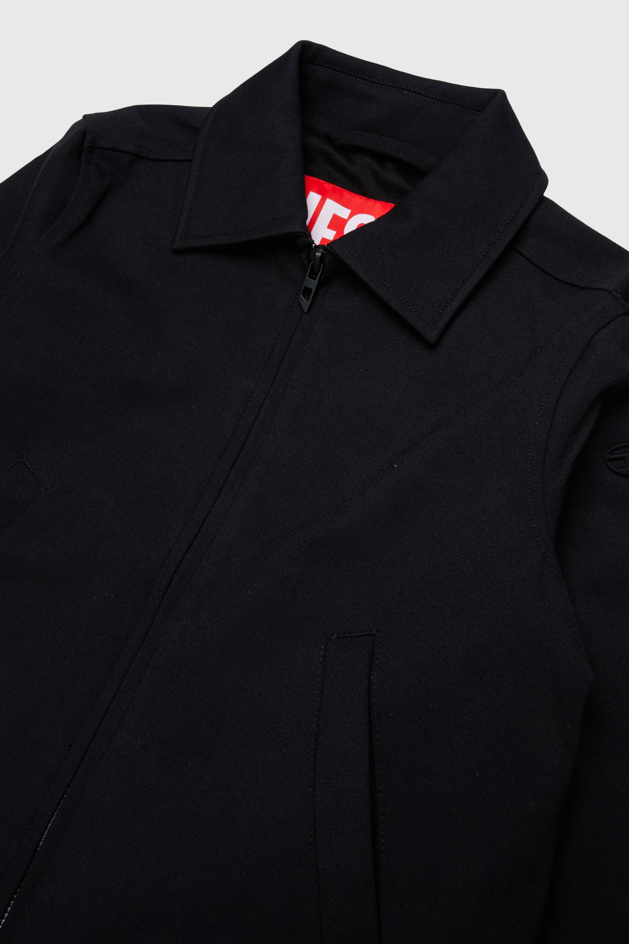 Diesel - JMILX, Damen Taillierte Zip-Jacke aus stretchmaterial in Schwarz - 3