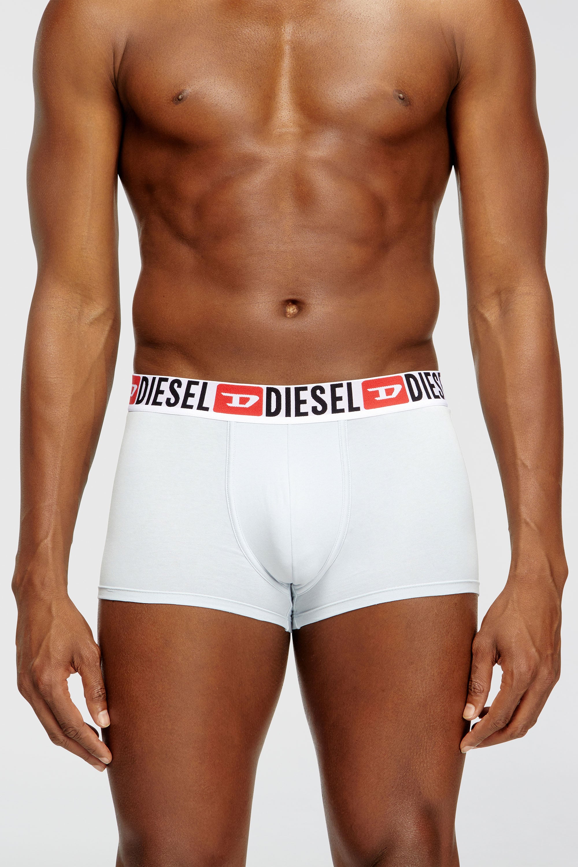 Diesel - UMBX-DAMIENTHREEPACK, Herren Retropants im Dreierpack mit umlaufendem Logo am Bund in Hellblau - 2