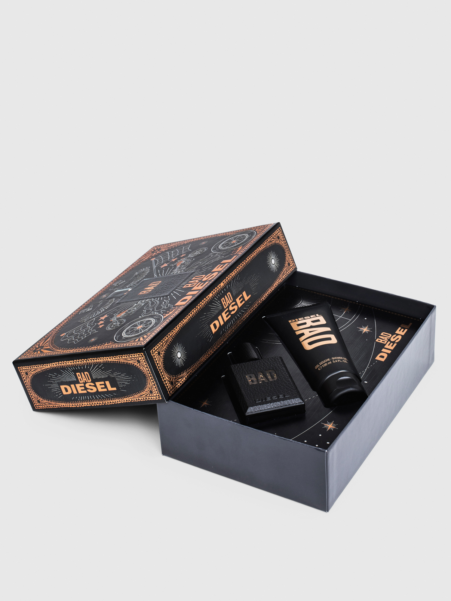 Diesel - BAD 50ML GIFT SET, Herren BAD-Geschenkset in Schwarz - 3