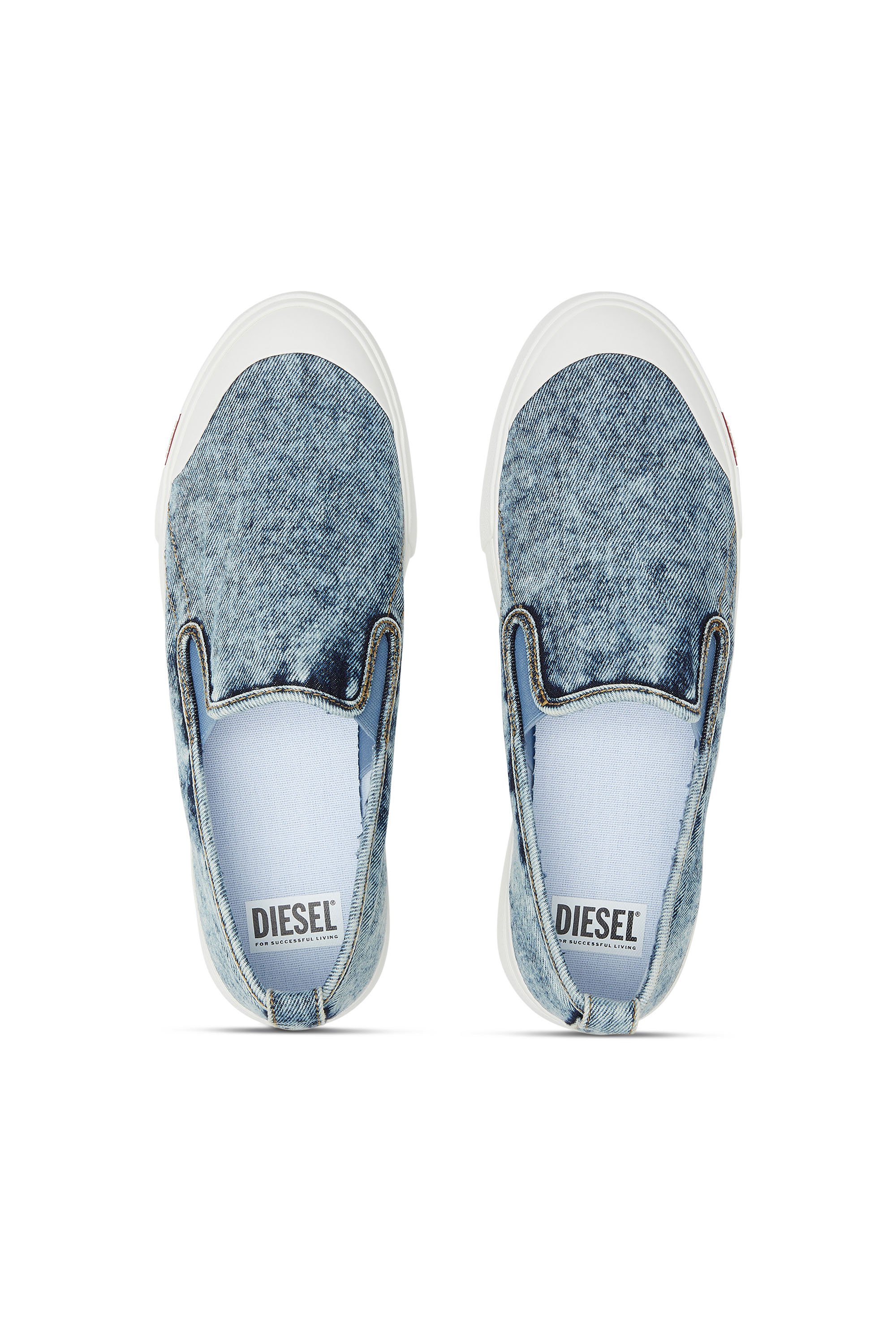 Diesel - S-ATHOS NMD SO, Herren S-Athos-Slip-on-Sneakers aus Denim in Blau - 5