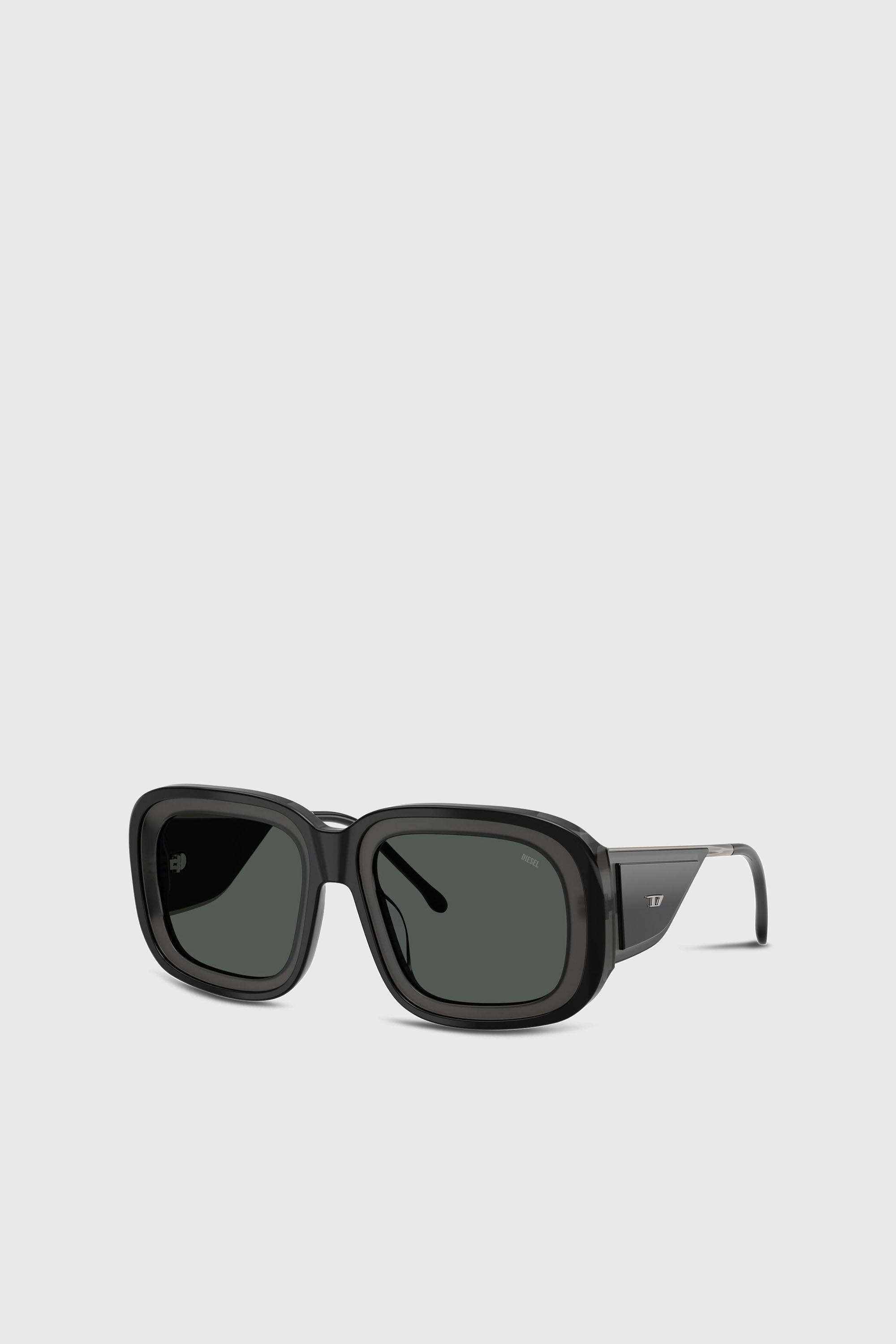 Diesel - 0DL2015U, Unisex Quadratische Sonnenbrillen in Schwarz - 2