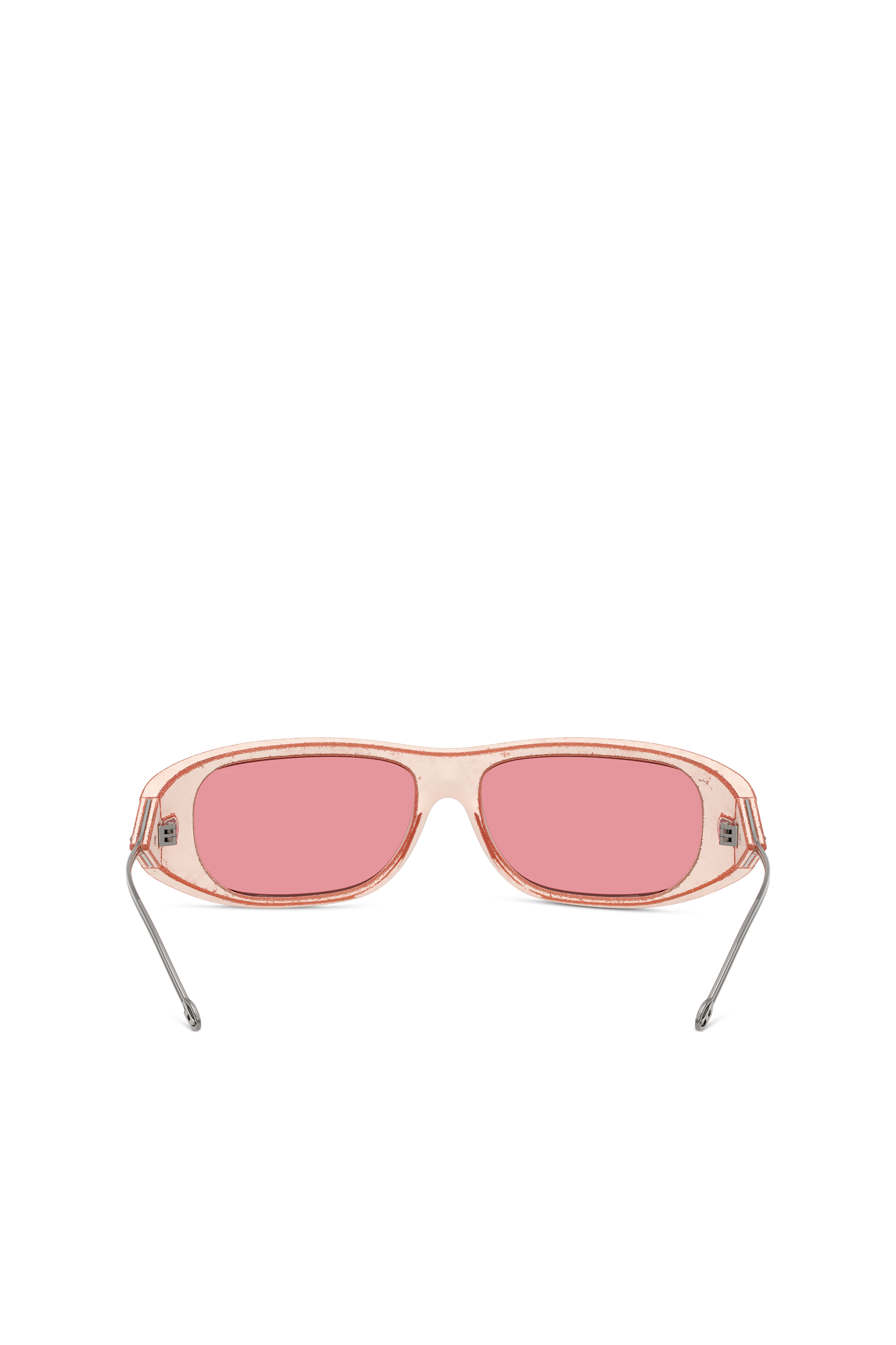 Diesel - 0DL3001, Unisex Wraparound-Stil Brille in Rosa - 3