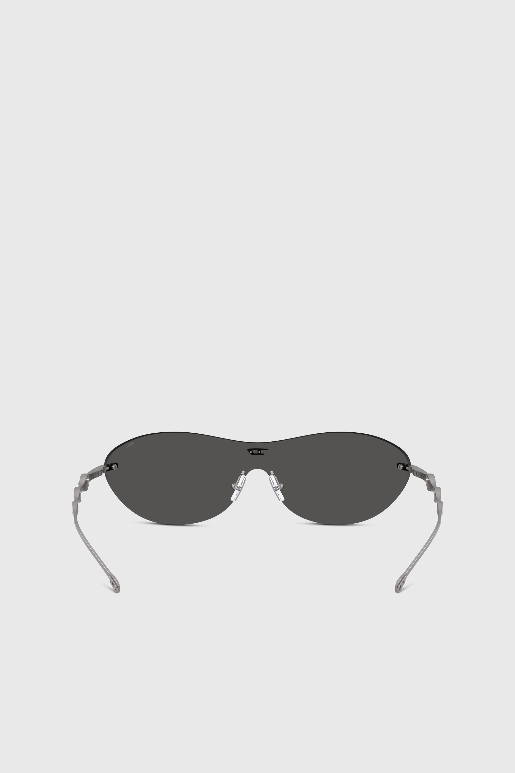 Diesel - 0DL1006 SIZE 35, Unisex Ovale Sonnenbrille in Dunkelgrau - 3