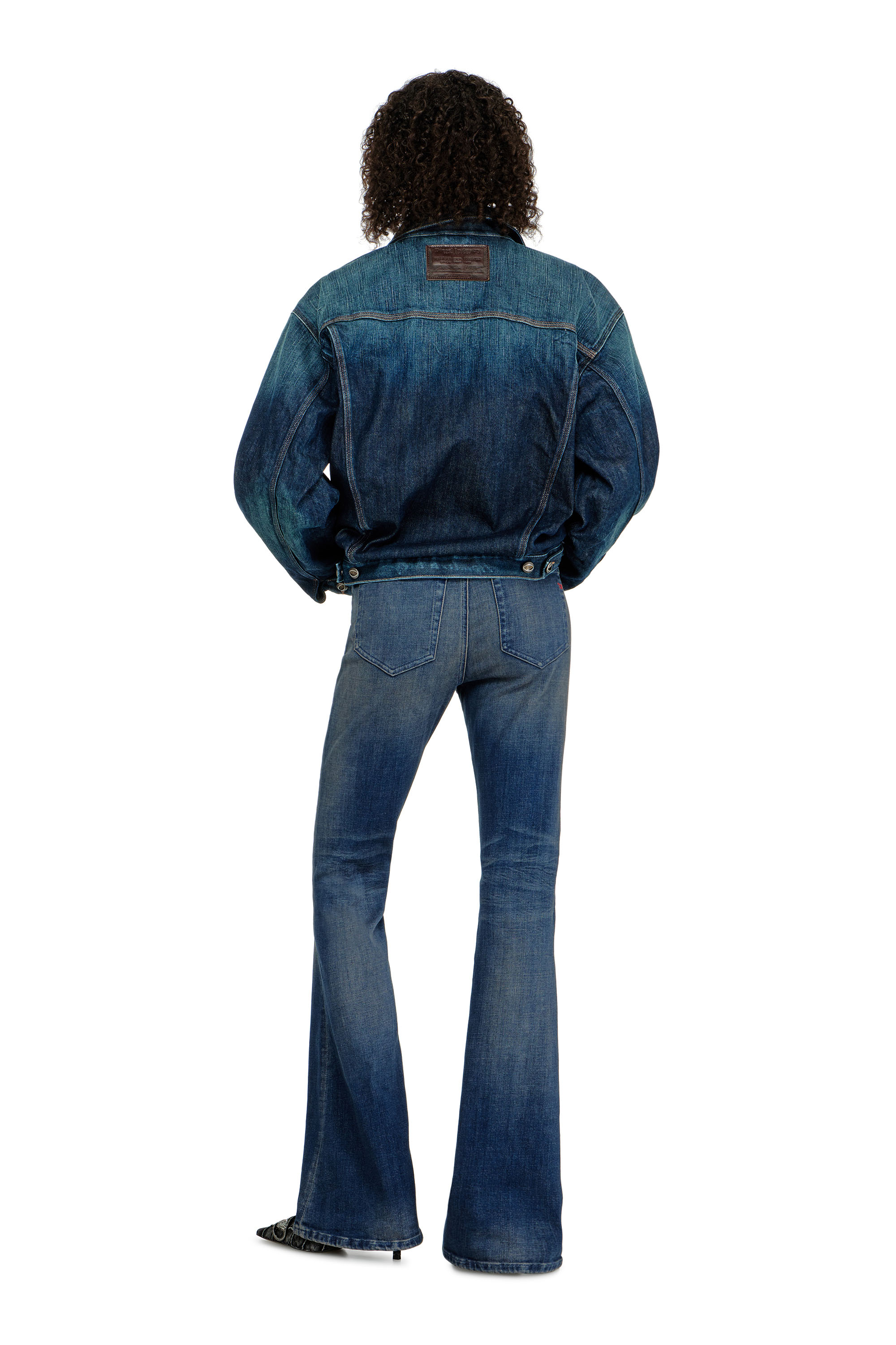 Diesel - Damen Bootcut Jeans 1973 D-Partt 09P67, Dunkelblau - 3
