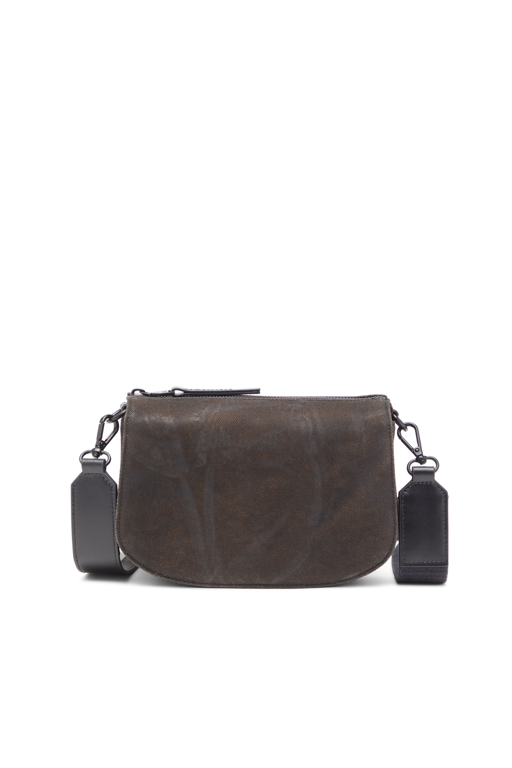 Diesel - 1DR CAMERA BAG, Herren 1DR-Camera Bag aus beflocktem Denim in Schwarz - 2