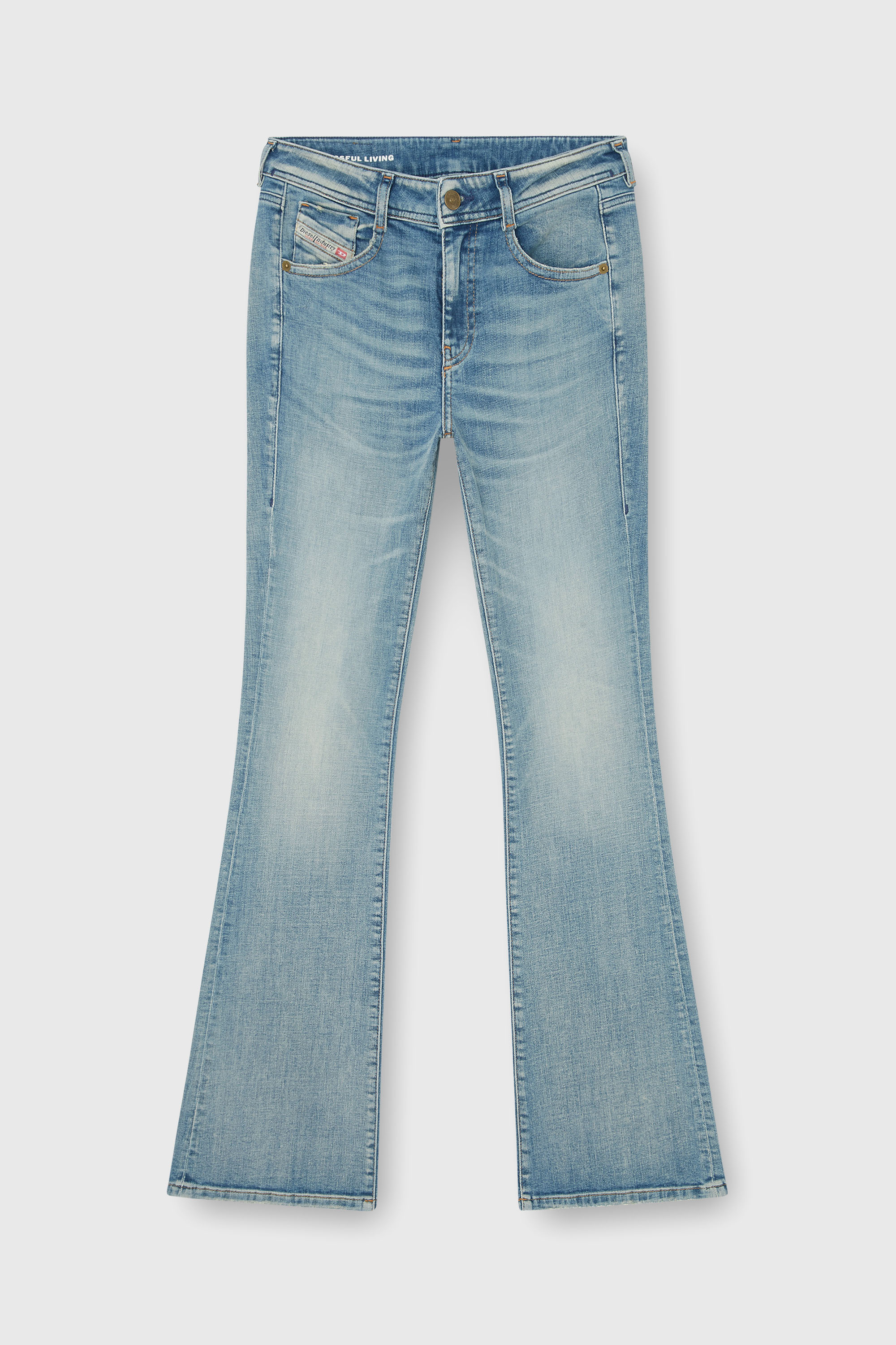 Diesel - Damen Bootcut Jeans 1969 D-Ebbey 09P42, Hellblau - 2