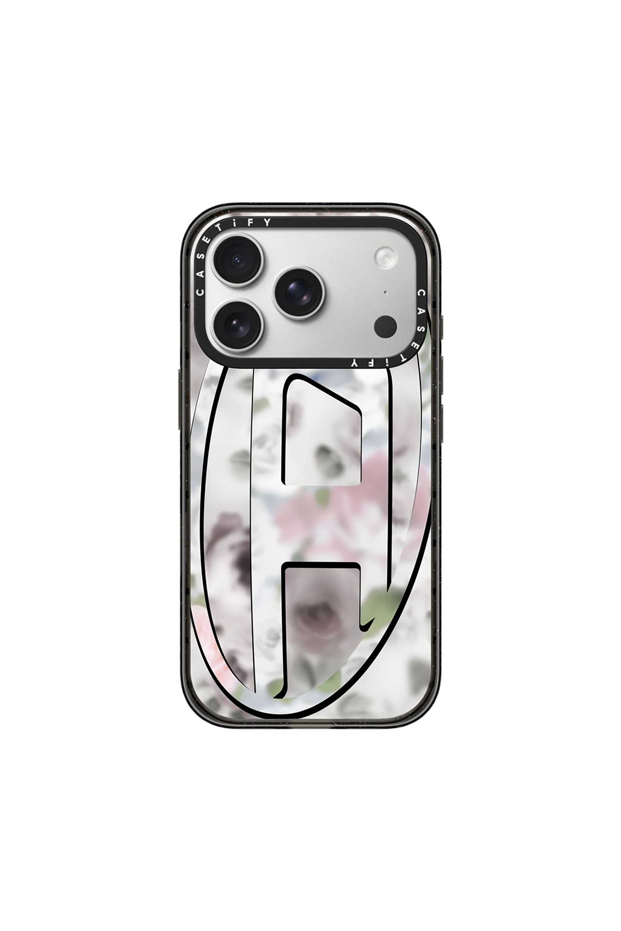 Diesel - 60528 MOULDED CASE, Unisex H&uuml;lle Oval D impact f&uuml;r iPhone 17 Pro in Schwarz/Rosa - 1