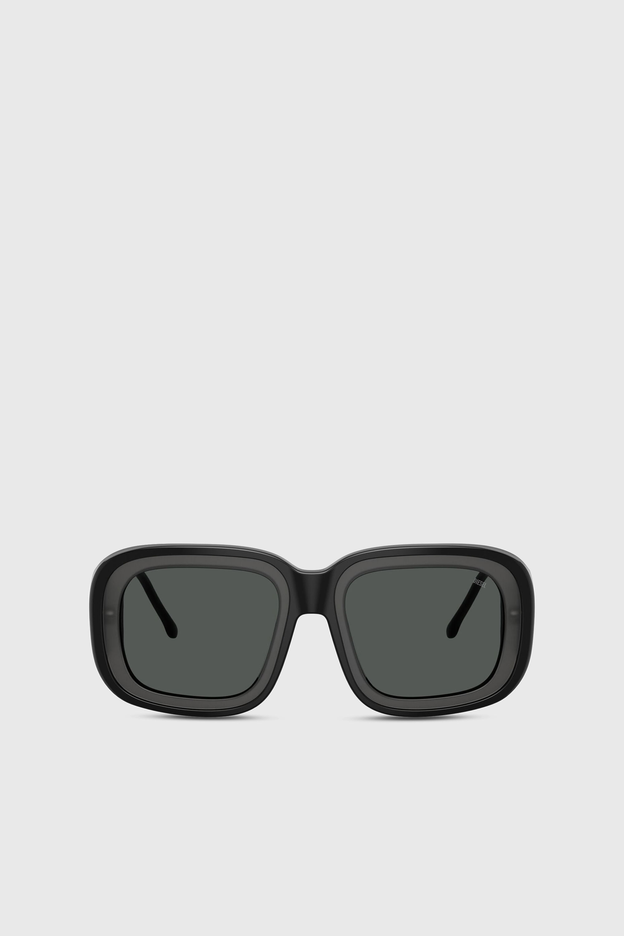 Diesel - 0DL2015U, Unisex Quadratische Sonnenbrillen in Schwarz - 1