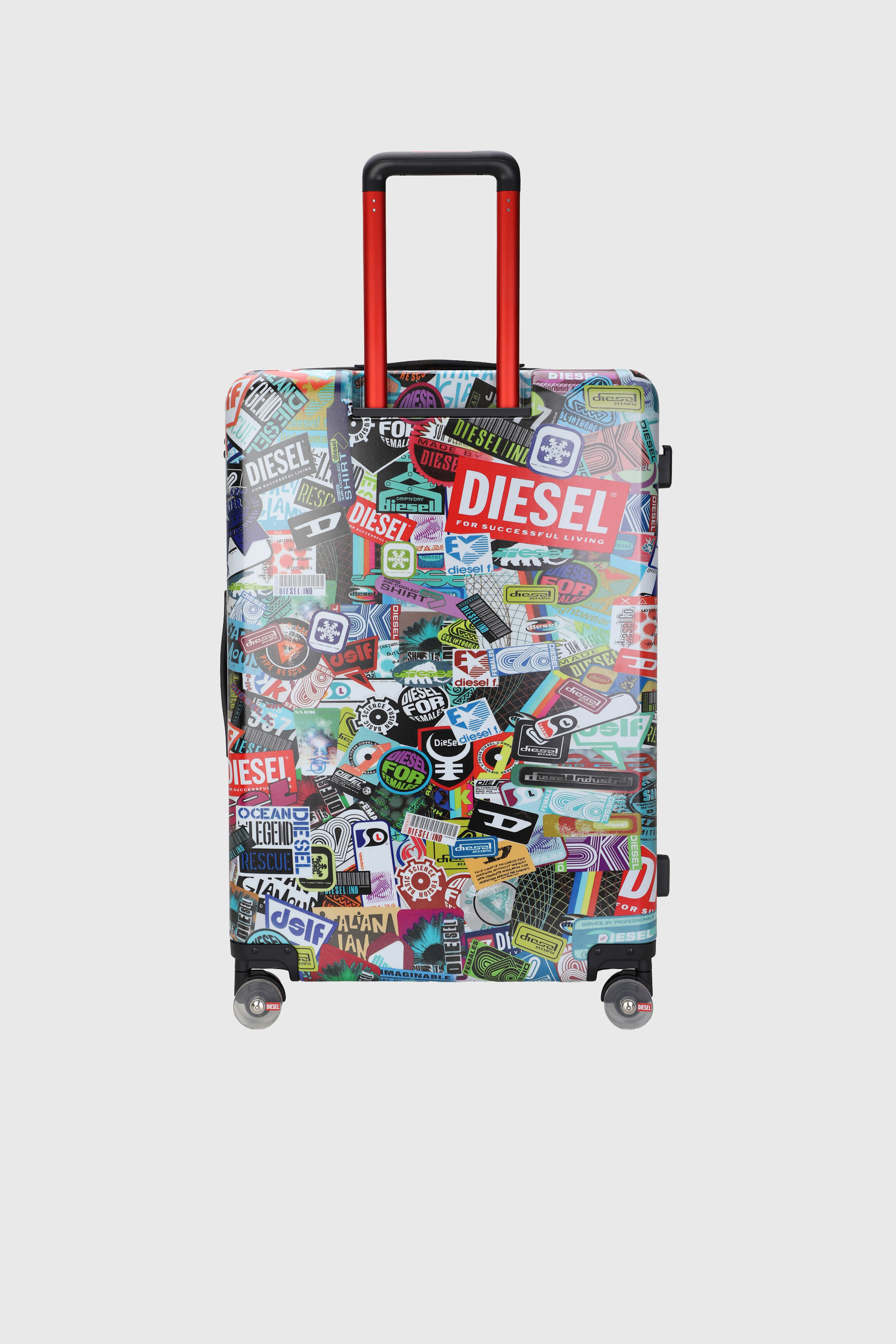 Diesel - DIESEL PC PRINTED TROLLEY-STICKERS- DSL0, Unisex Koffer im Sticker-Stil Gr&ouml;&szlig;e L in Bunt - 2