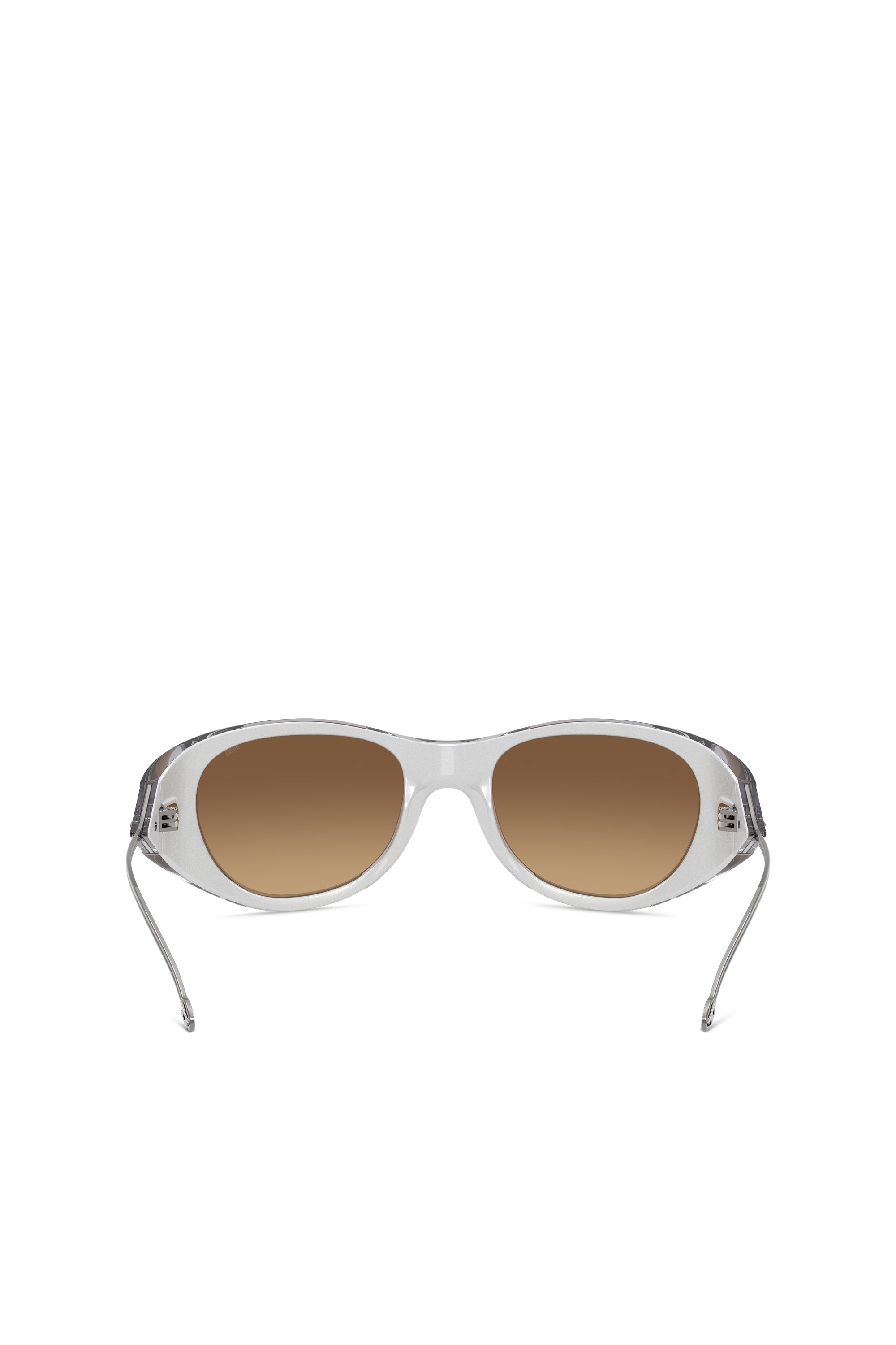 Diesel - 0DL3003, Unisex Ovale Sonnenbrille in Hellgrau - 3