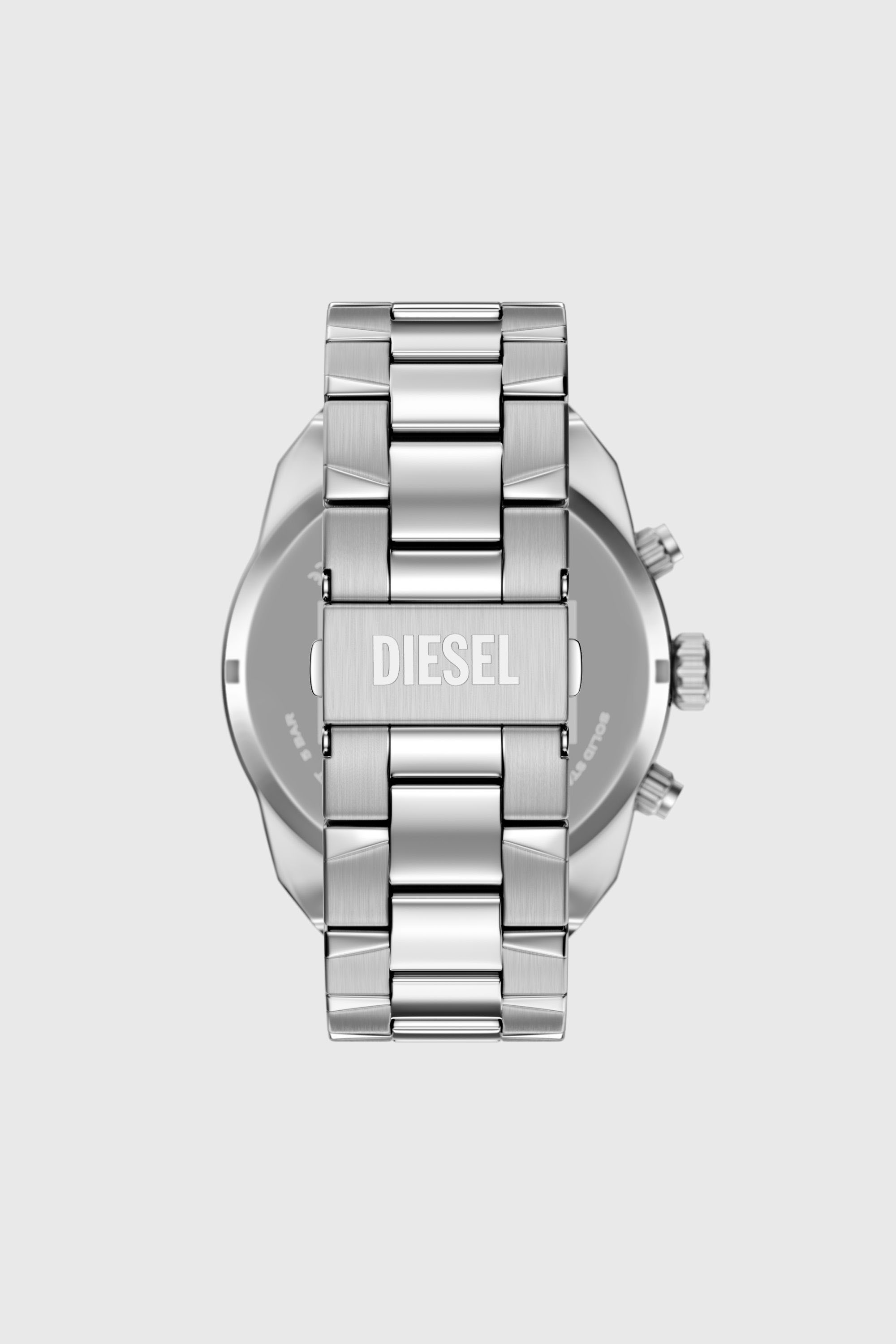Diesel - DZ4709 WATCH, Herren Spiked Edelstahluhr mit Nieten in Silber - 2