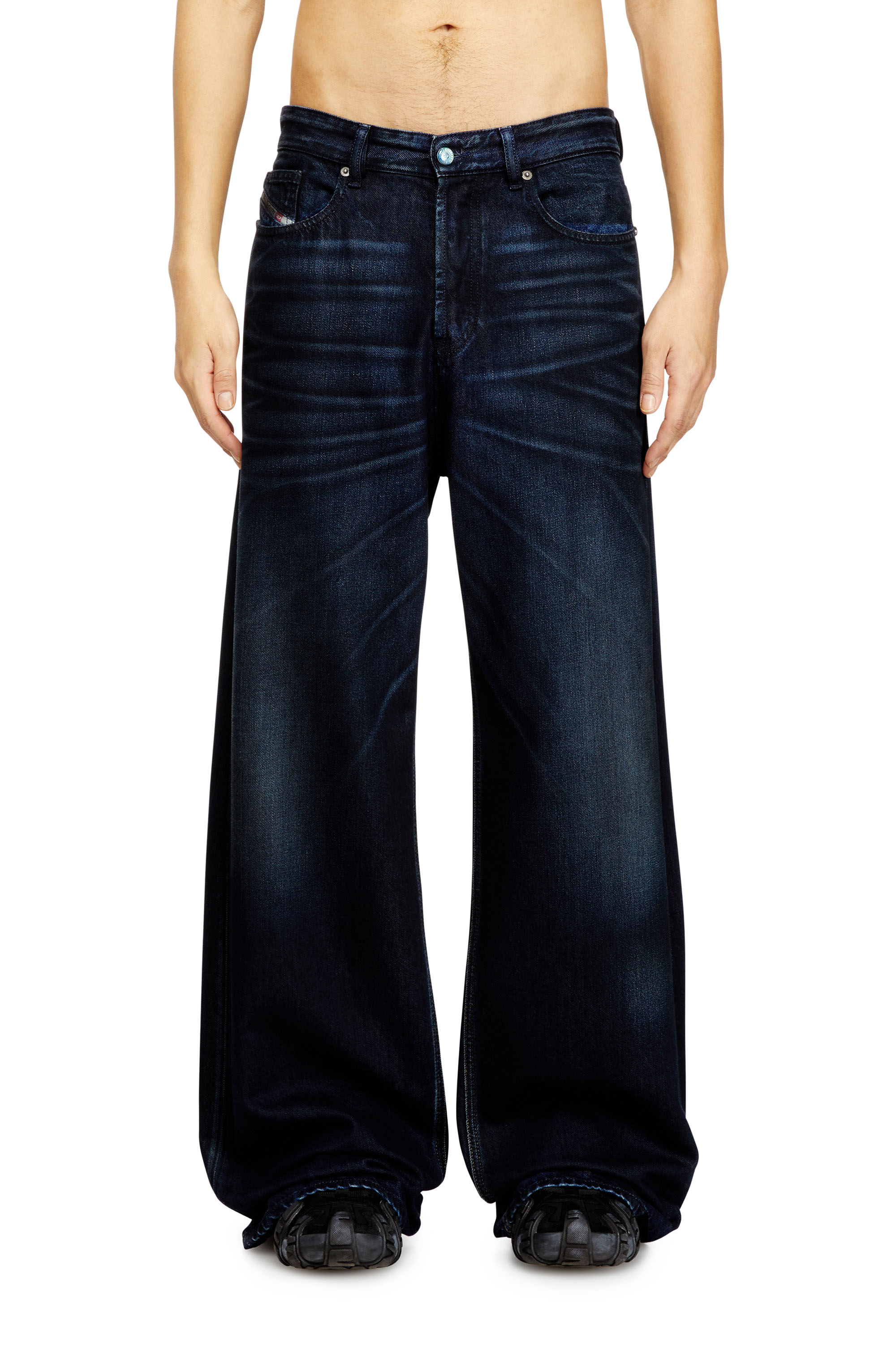 Diesel - Herren Relaxed Jeans D-Rise 09N21, Dunkelblau - 1
