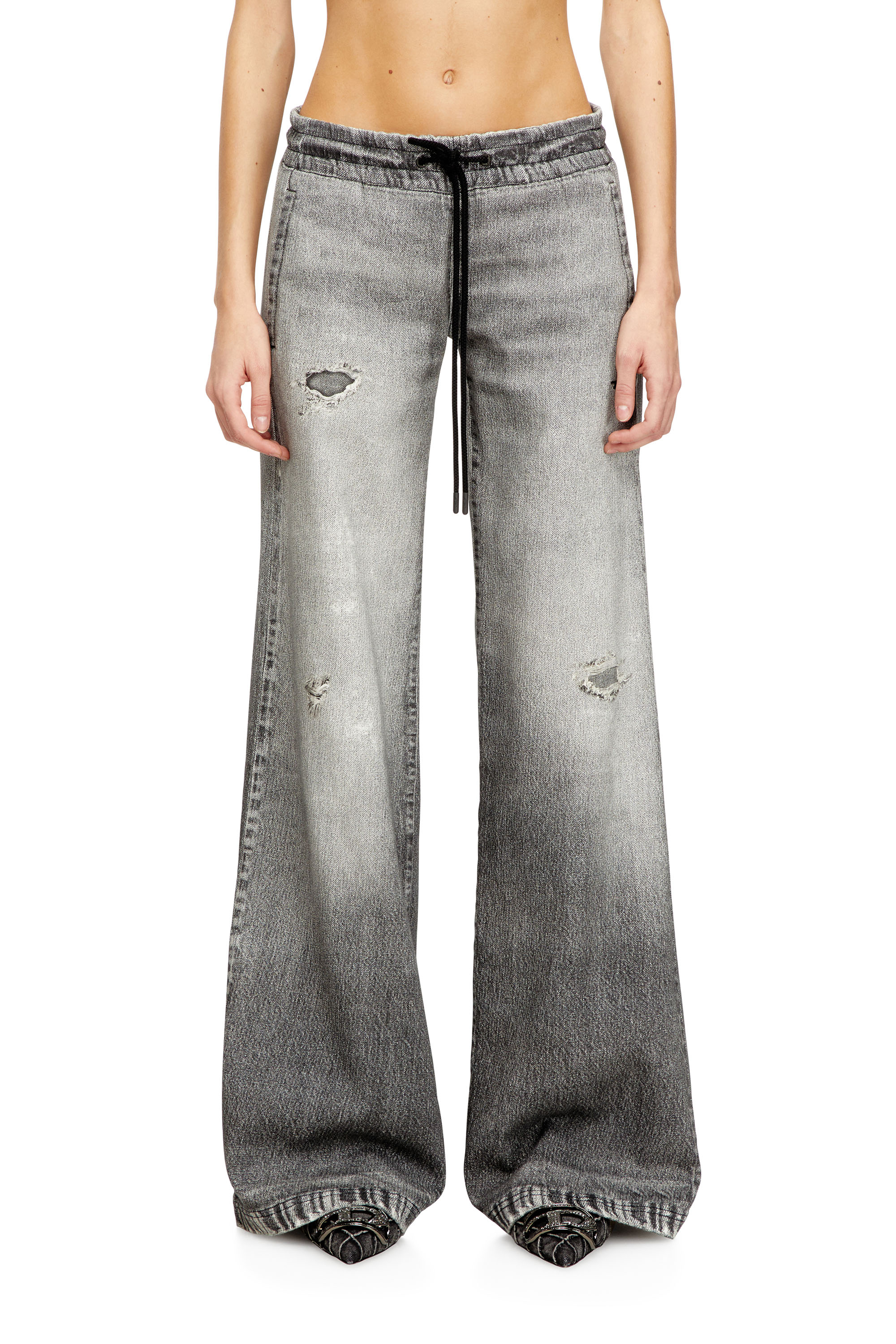 Diesel - Damen Relaxed 2078 D-Ainty Joggjeans&reg; 068US, Grau - 1