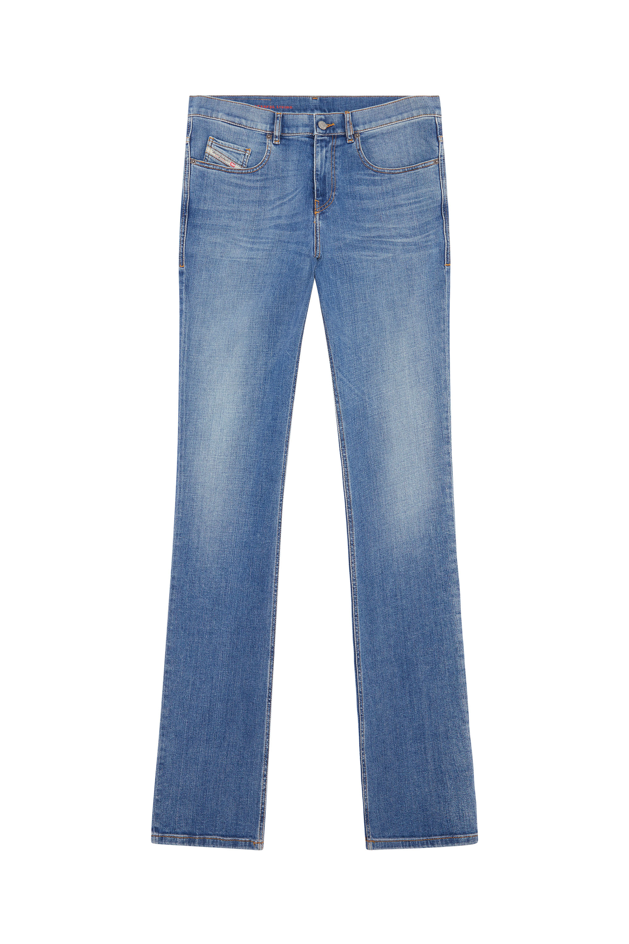 Diesel - 2021 D-Vocs 09D47 Bootcut Jeans, Mittelblau - Image 6