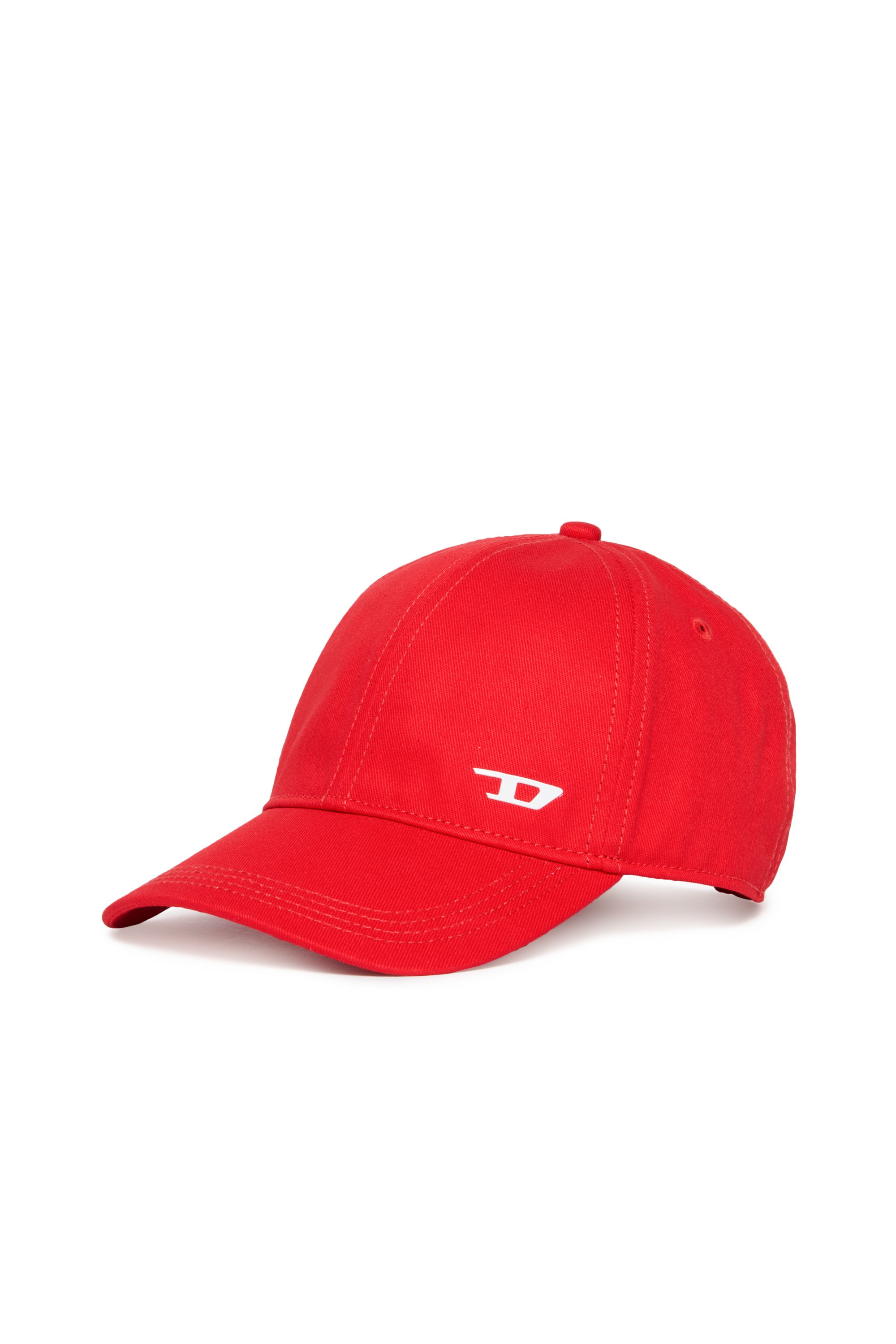 Diesel - FENSID, Herren Basecap mit D-Logo in Rot - 1