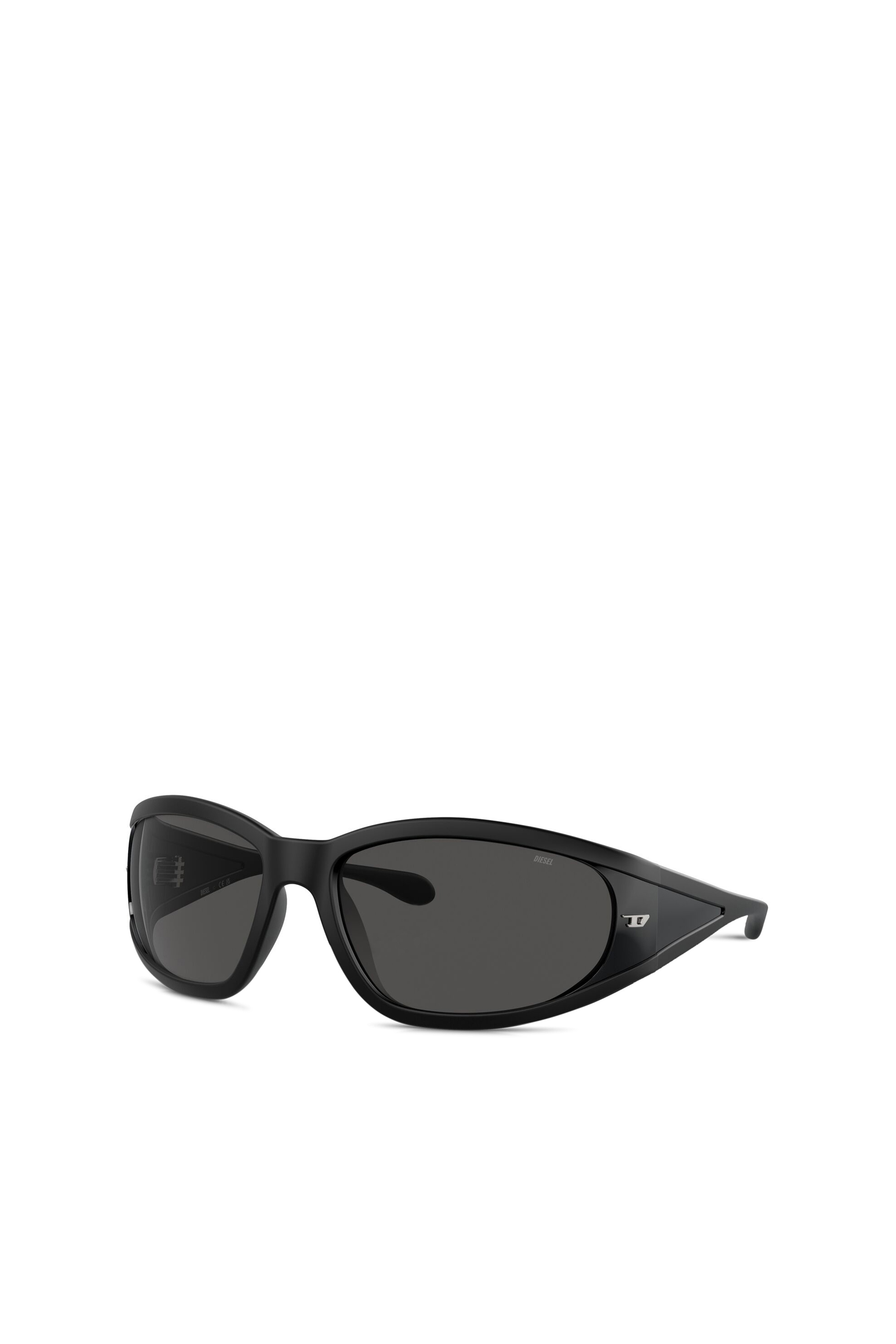 Diesel - 0DL3002, Unisex Sonnenbrille aus acetat mit rechteckigen gläsern in Schwarz - 5