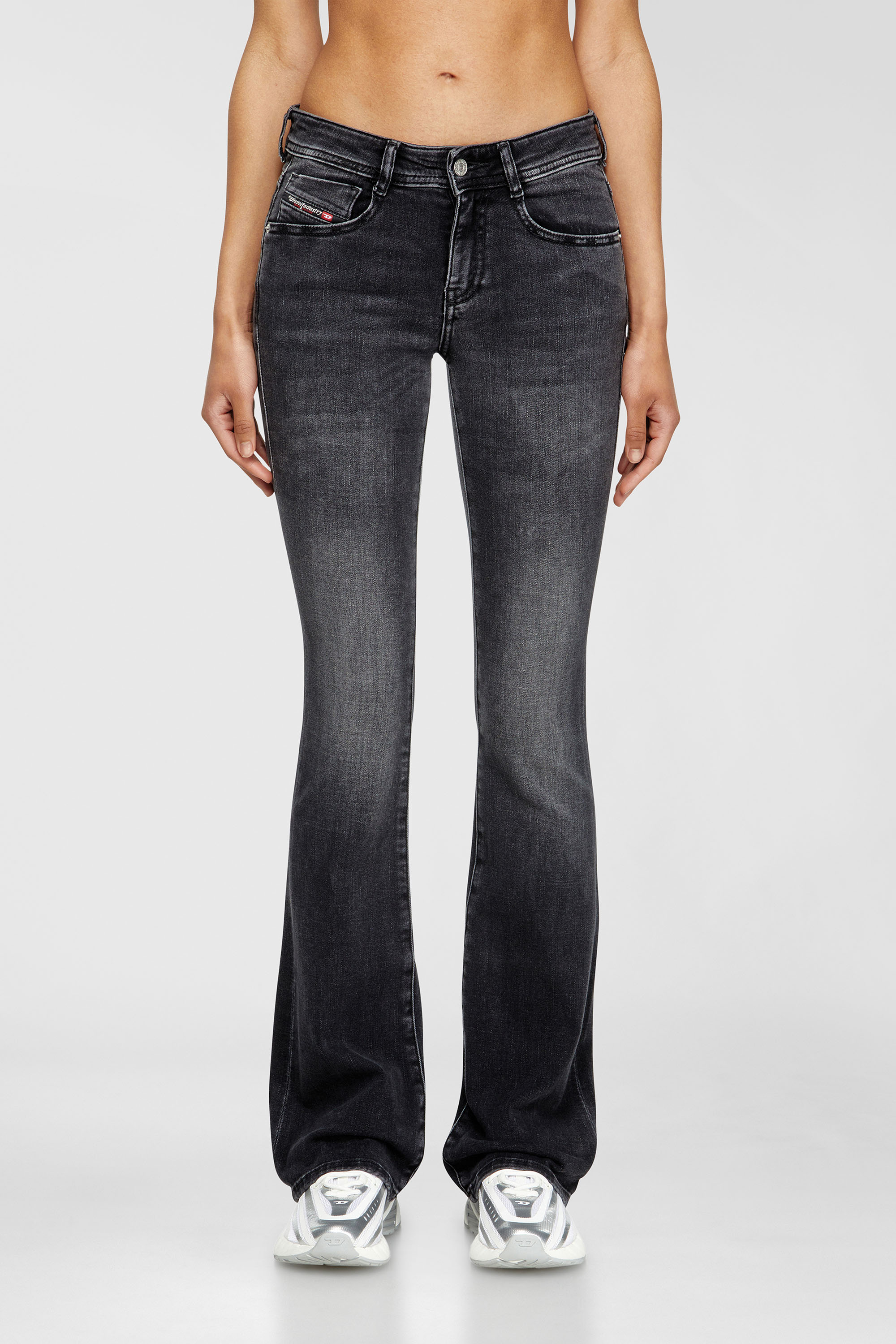 Diesel - Damen Bootcut Jeans 1969 D-Ebbey 0DBDN, Schwarz/Dunkelgrau - 1
