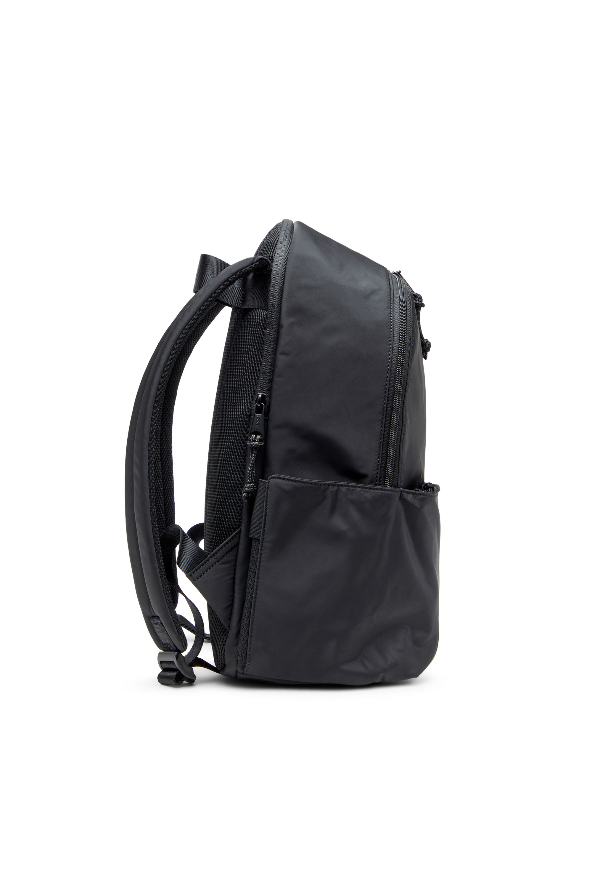 Diesel - D-PACK BACKPACK X, Herren Rucksack aus Satin-Touch-Stoff in Schwarz - 3