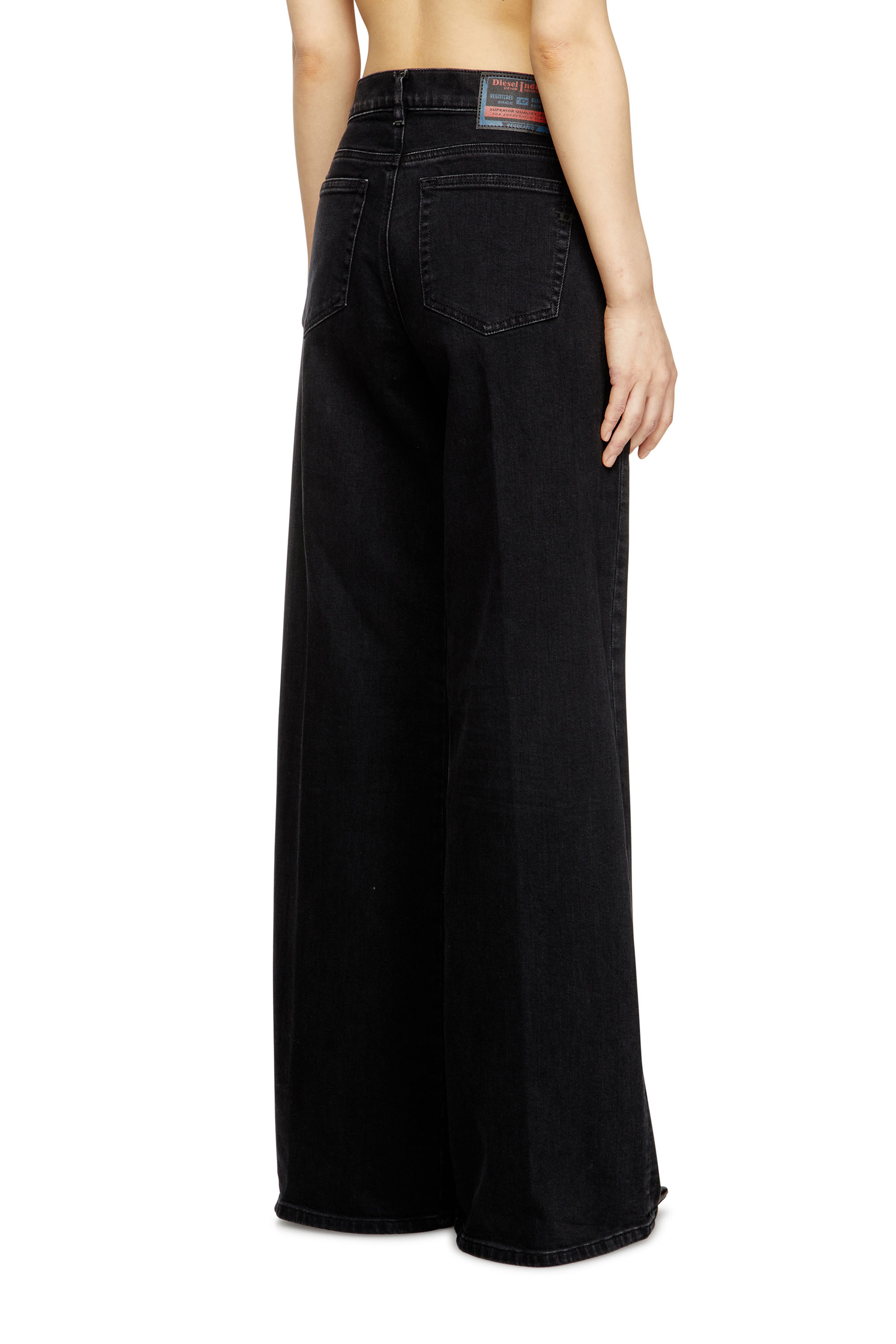 Diesel - Damen Flare Jeans 1978 D-Akemi 09N89, Schwarz/Dunkelgrau - 4