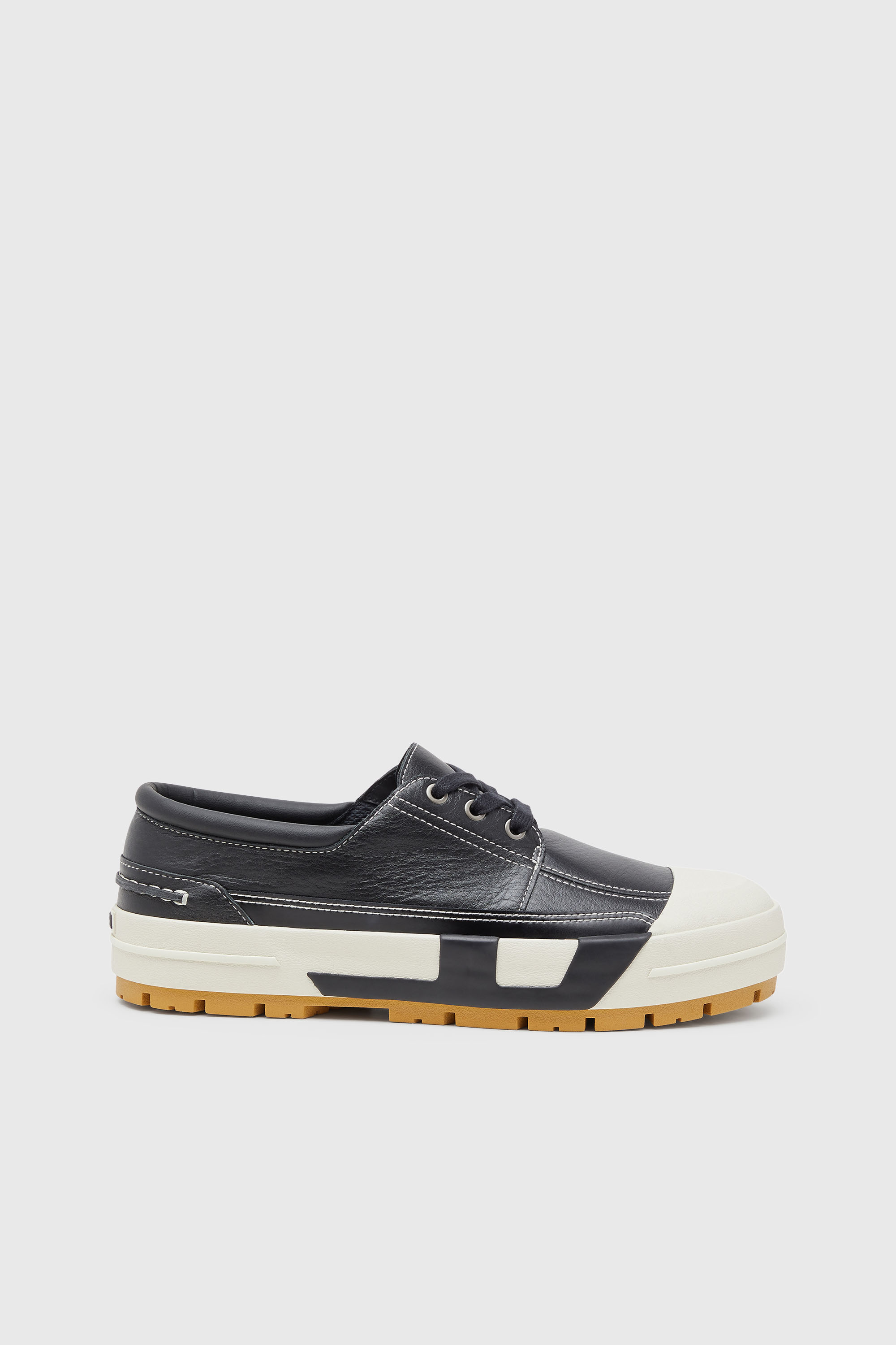 Diesel - S-D-VERSE MOCASSIN, Herren S-D-Verse - Hybrid-Mokassin aus Leder in Schwarz - 1