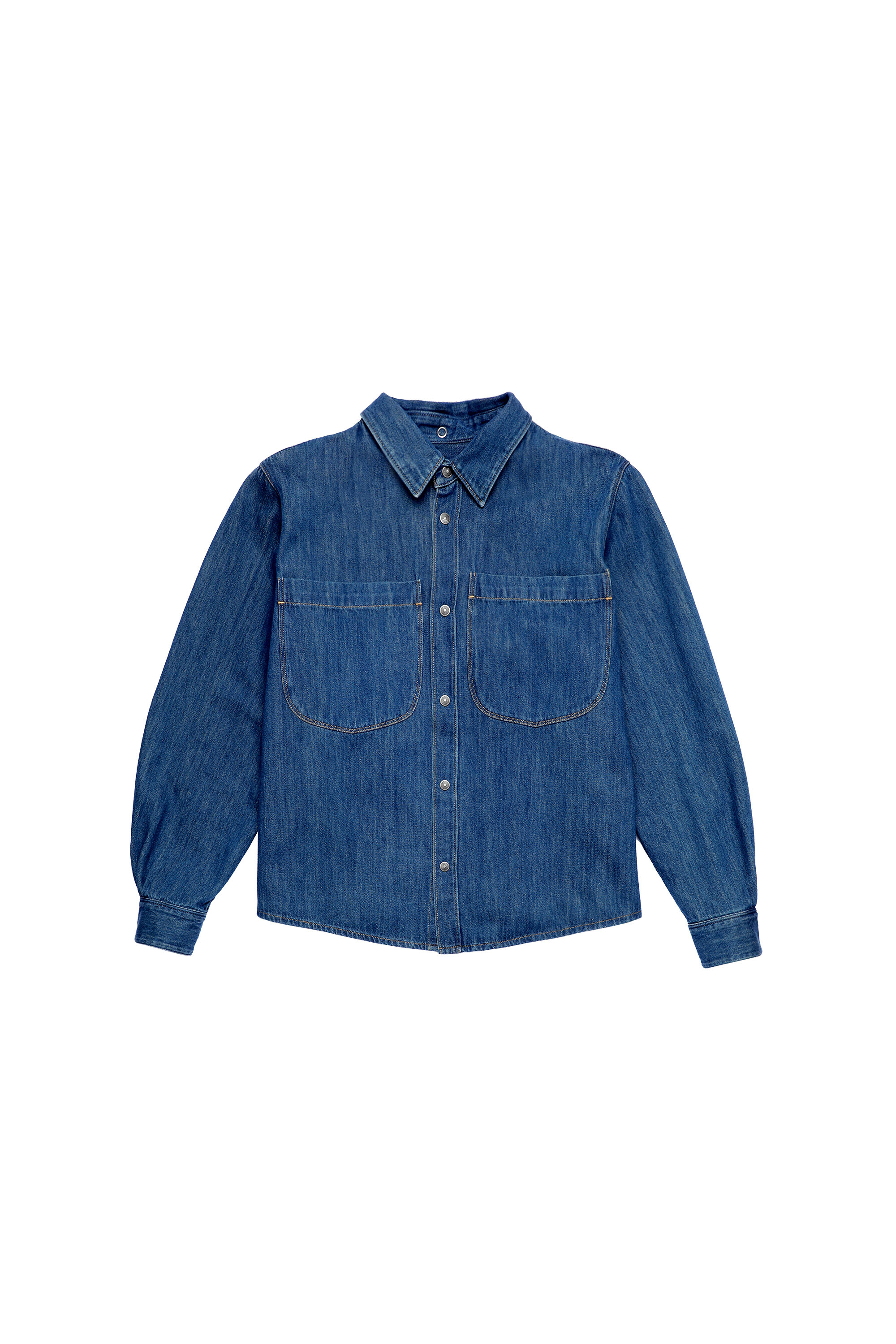 DE-BEA-SP, Blau - Denimhemden